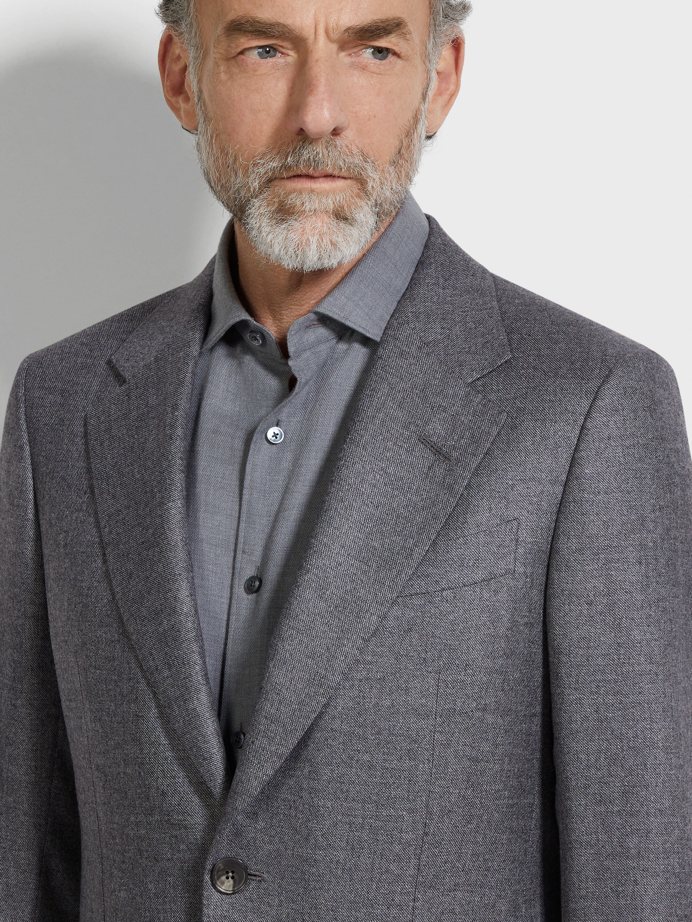 Grey Oasi Cashmere Suit Product detail photo #2