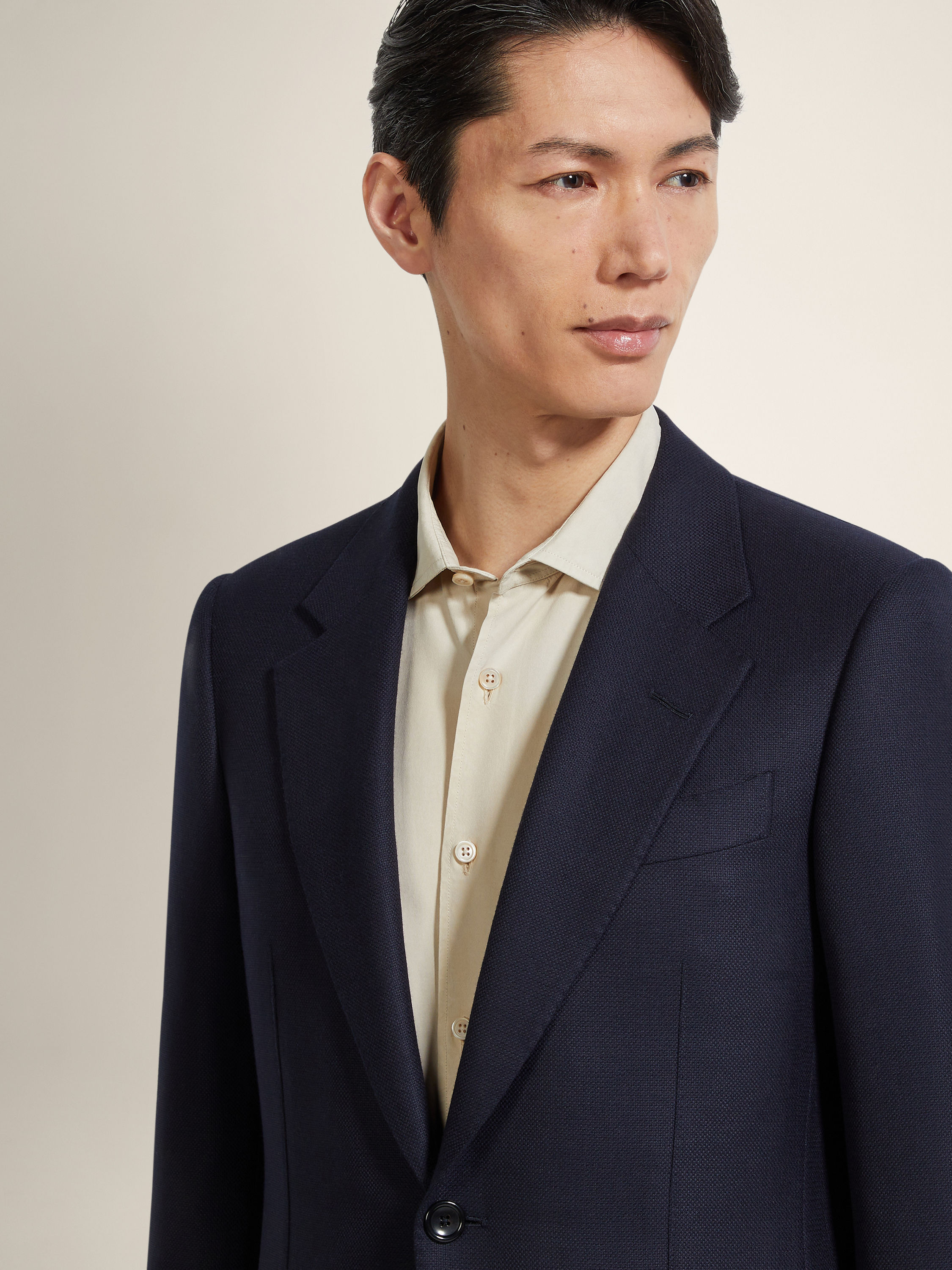 Navy Blue 15milmil15 Wool Jacket Product detail photo #2