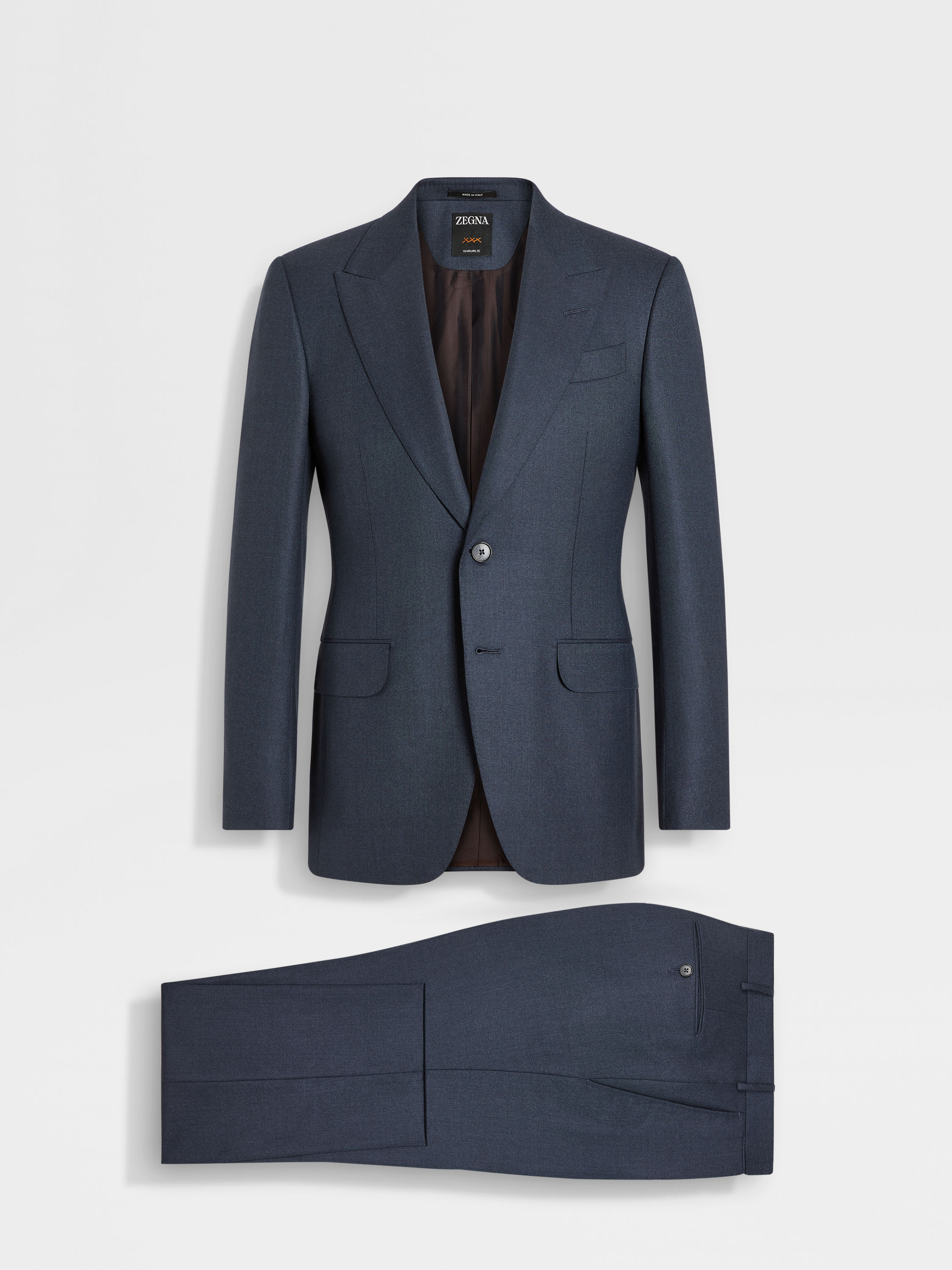 Teal Blue 15milmil15 Wool Suit Product detail photo #1