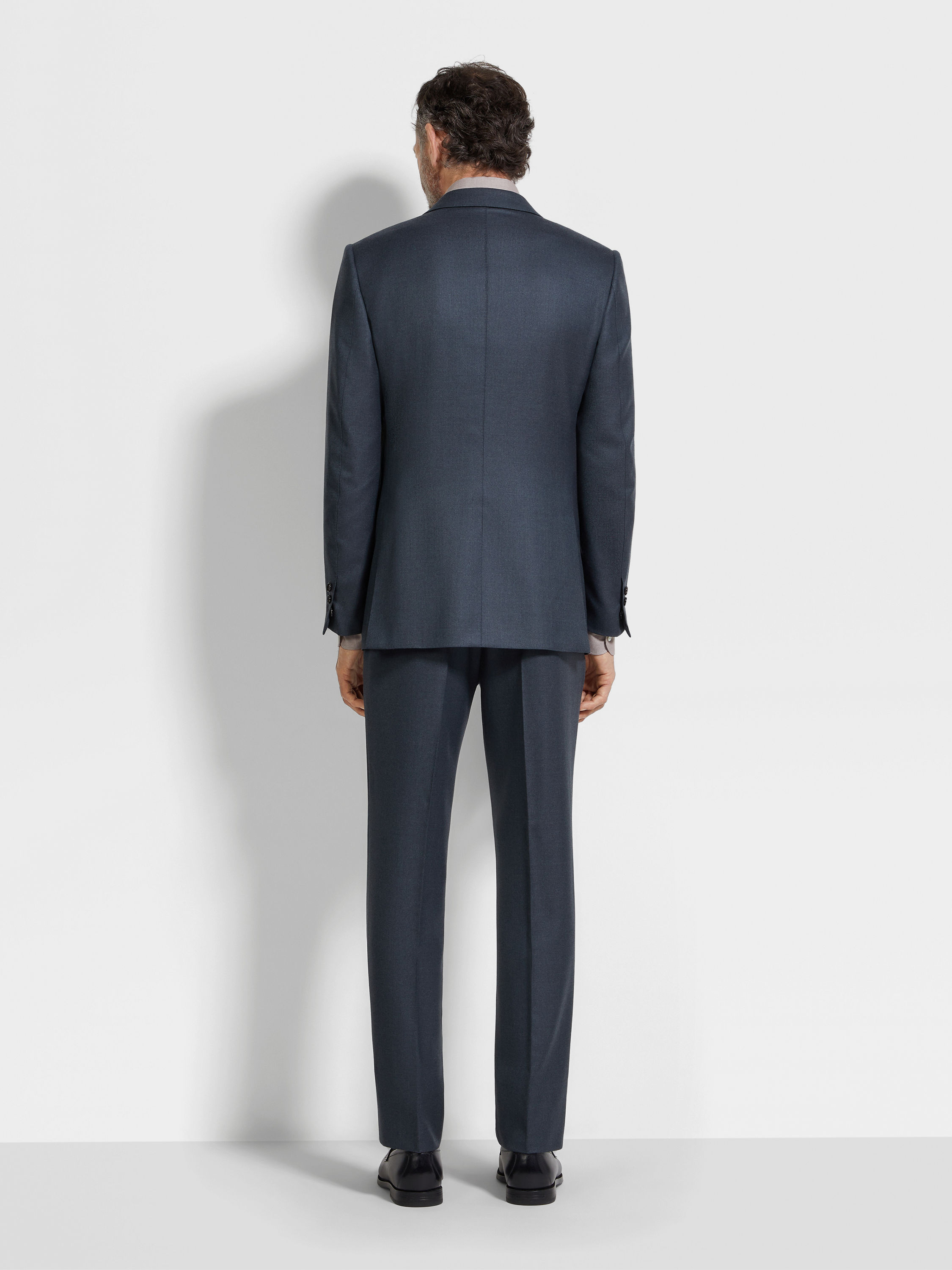 Teal Blue 15milmil15 Wool Suit Product detail photo #3