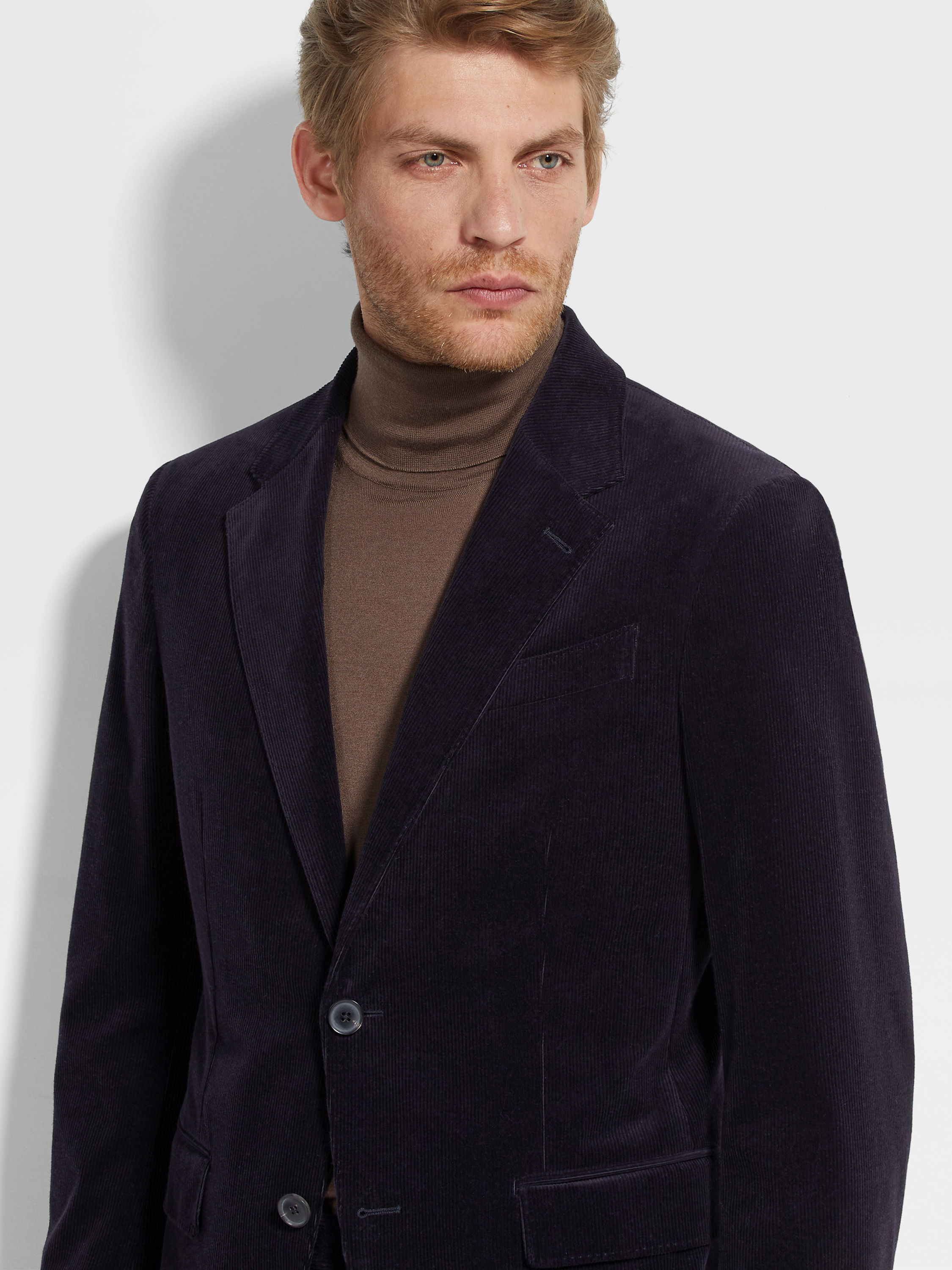 Navy Blue Cashco Jacket Product detail photo #2