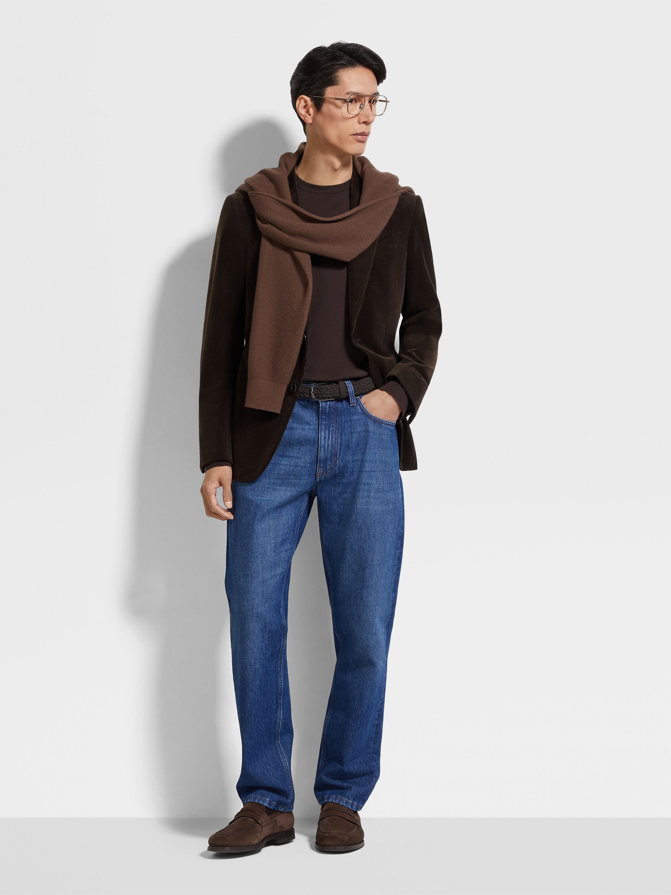 深棕色 Cashco 夹克 产品细节图 #1