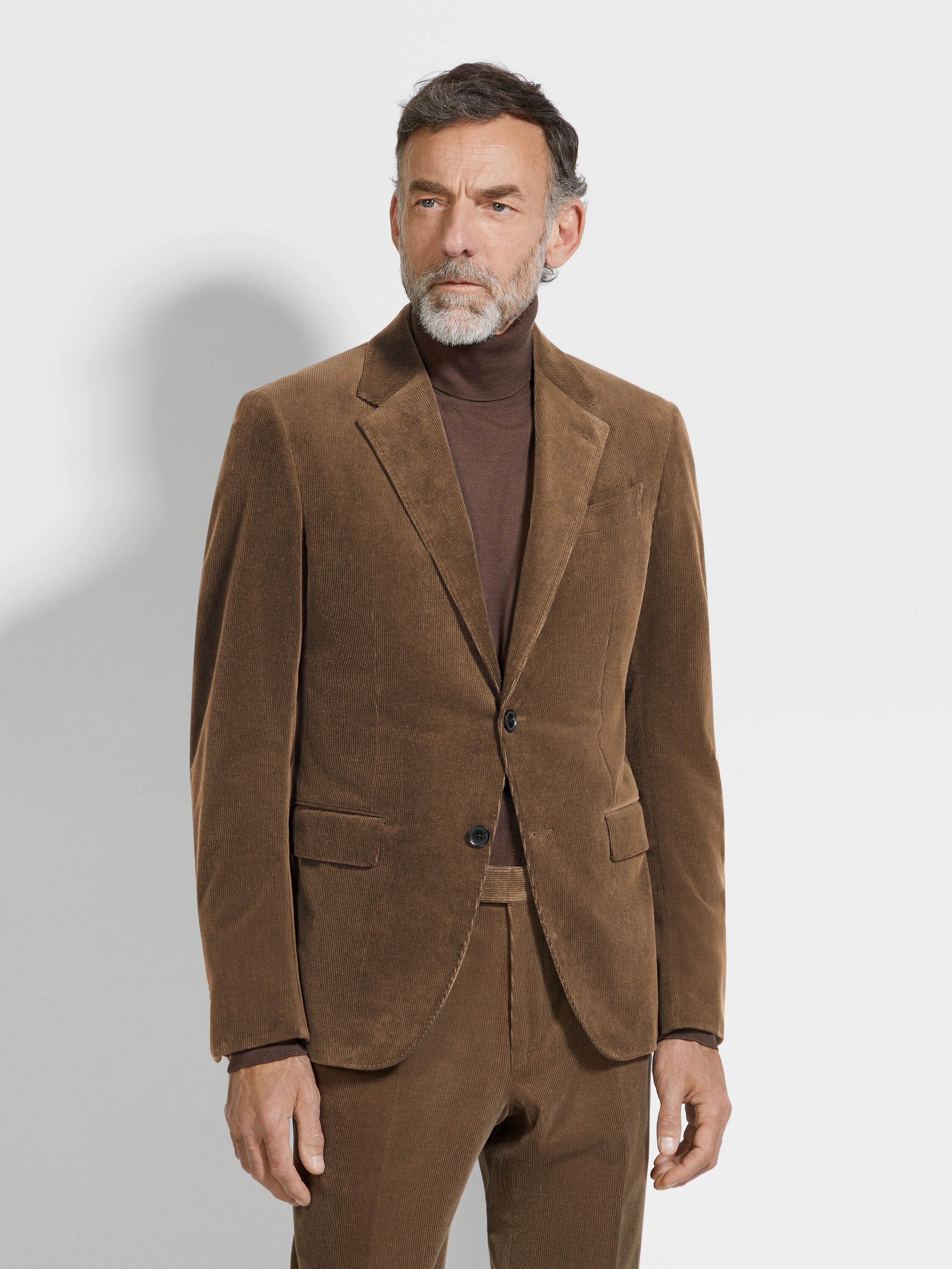 Brown Cashco Jacket Product detail photo #3