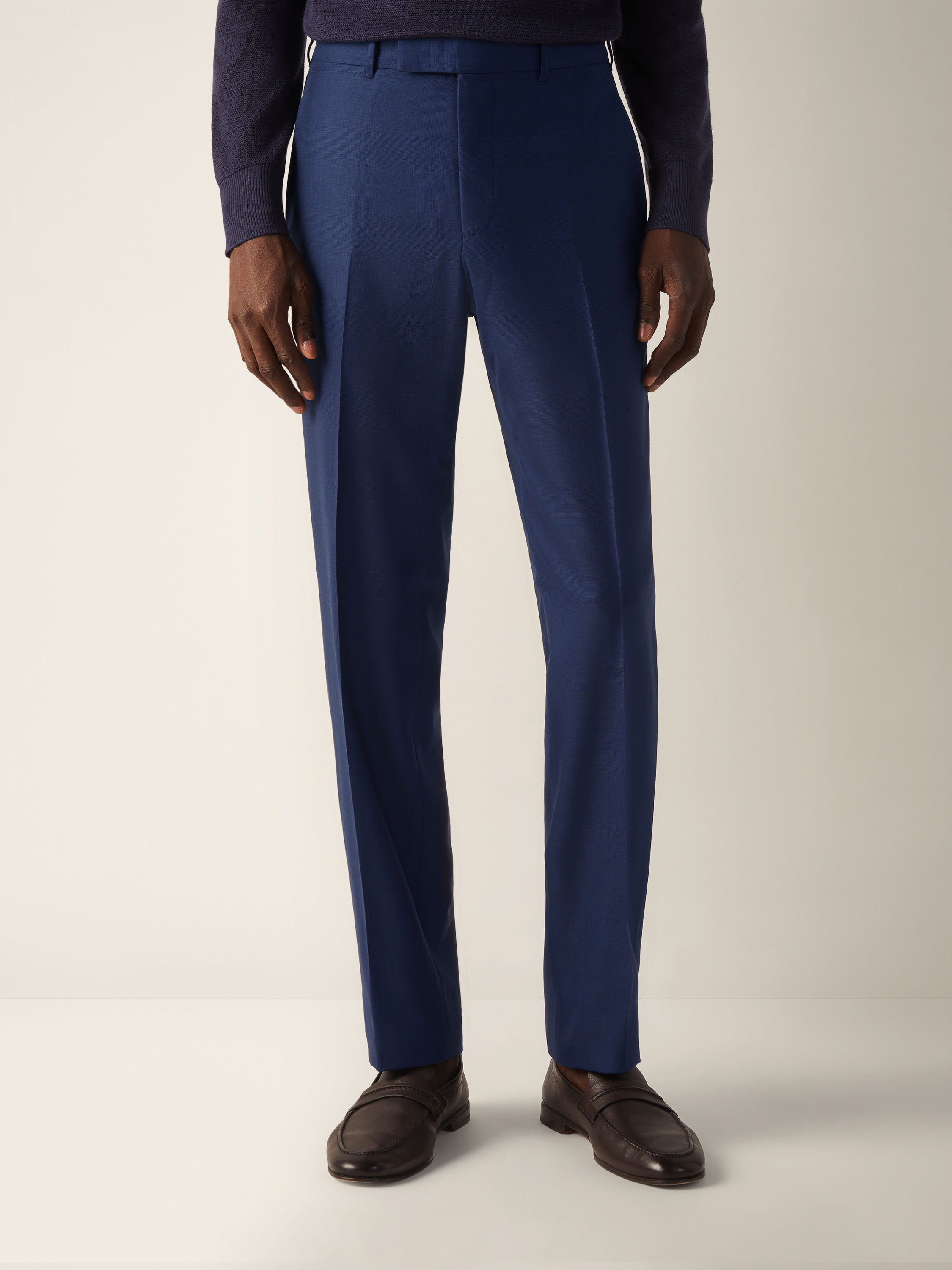 Ink Blue Centoventimila Wool Suit Product detail photo #3