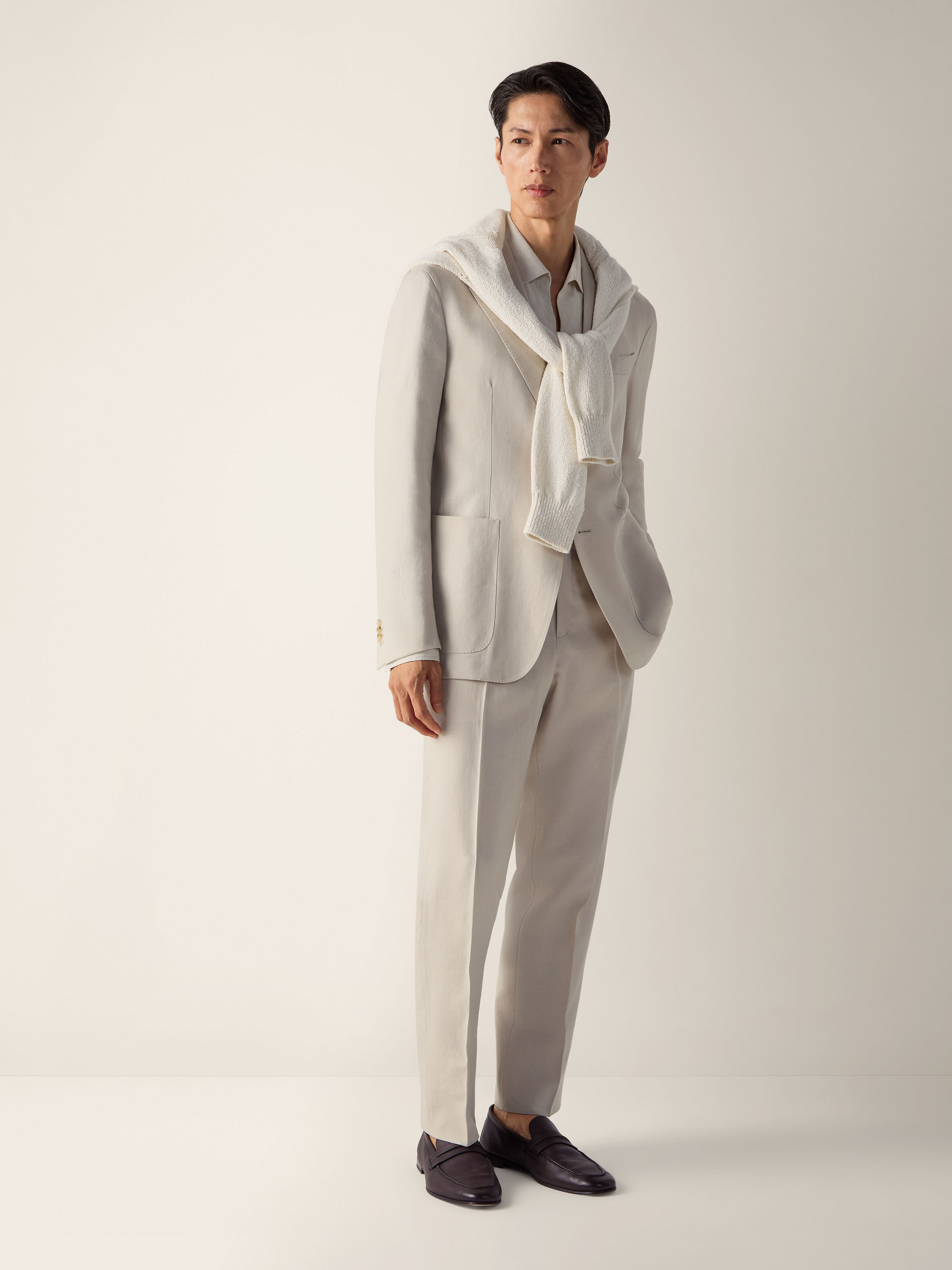 象牙色 Oasi Lino 夹克 產品細節圖 #1