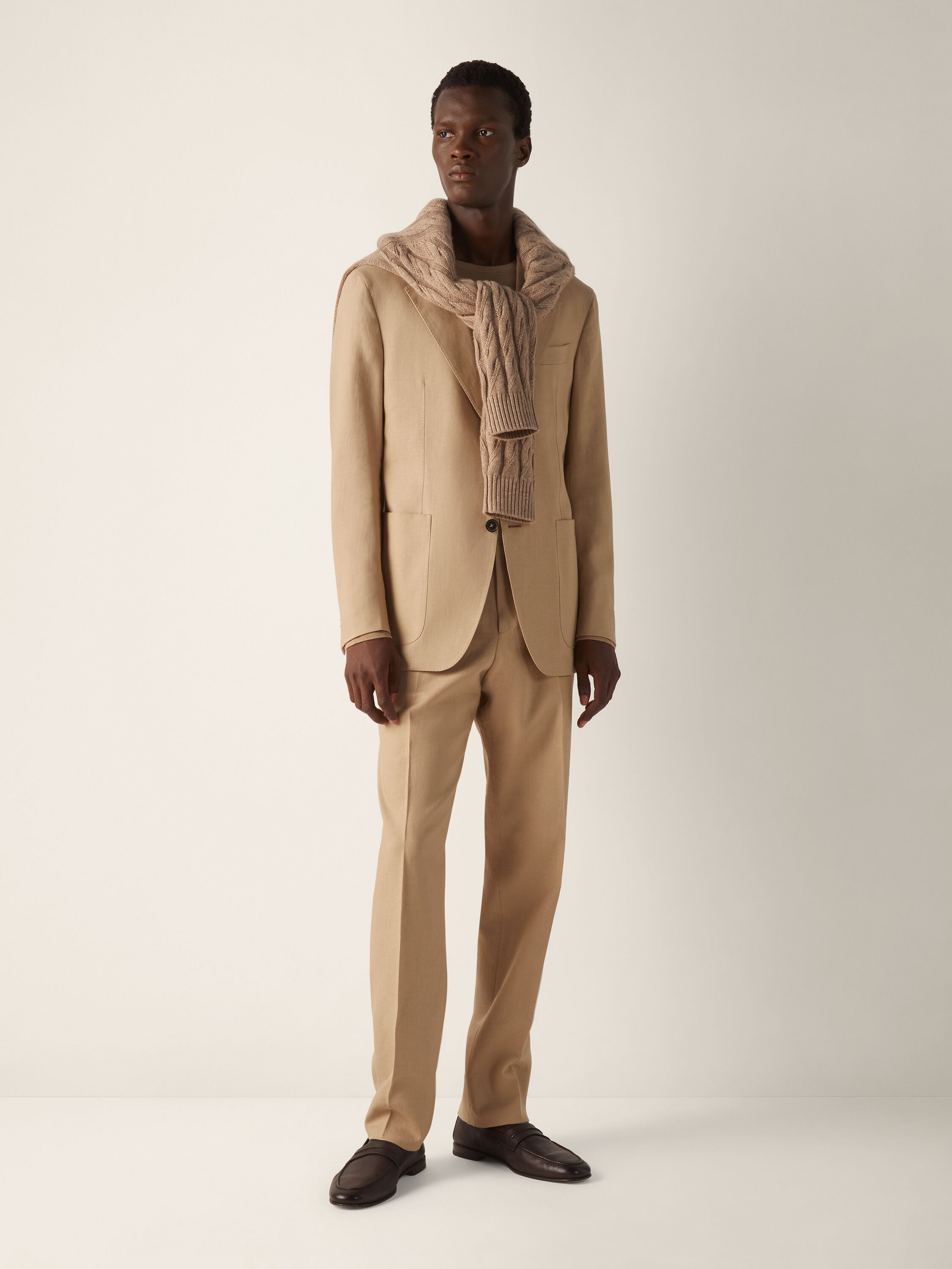 米色 Oasi Lino 绿洲亚麻 夹克 产品细节图 #1