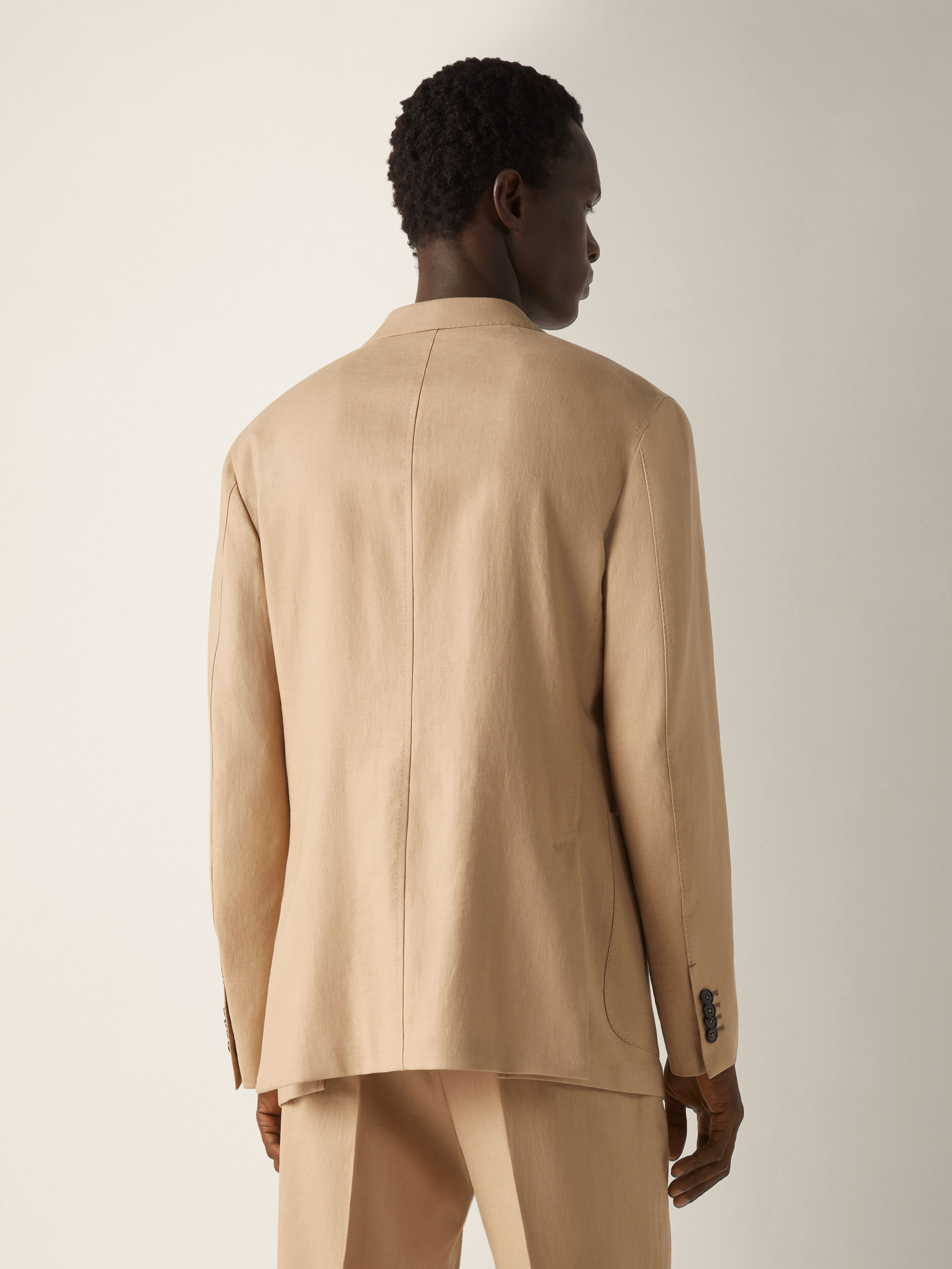 米色 Oasi Lino 绿洲亚麻 夹克 产品细节图 #5