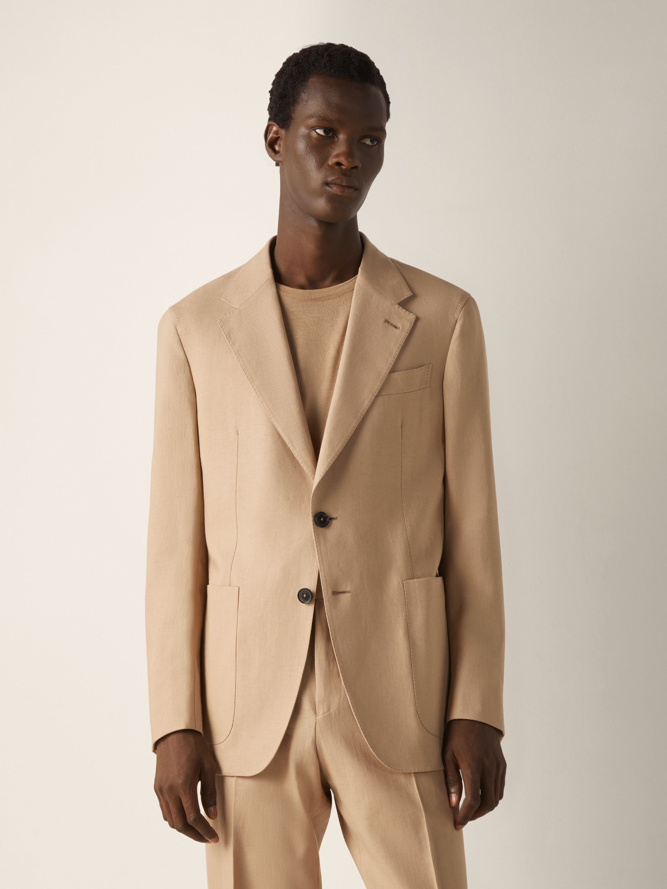 米色 Oasi Lino 绿洲亚麻 夹克 产品细节图 #3