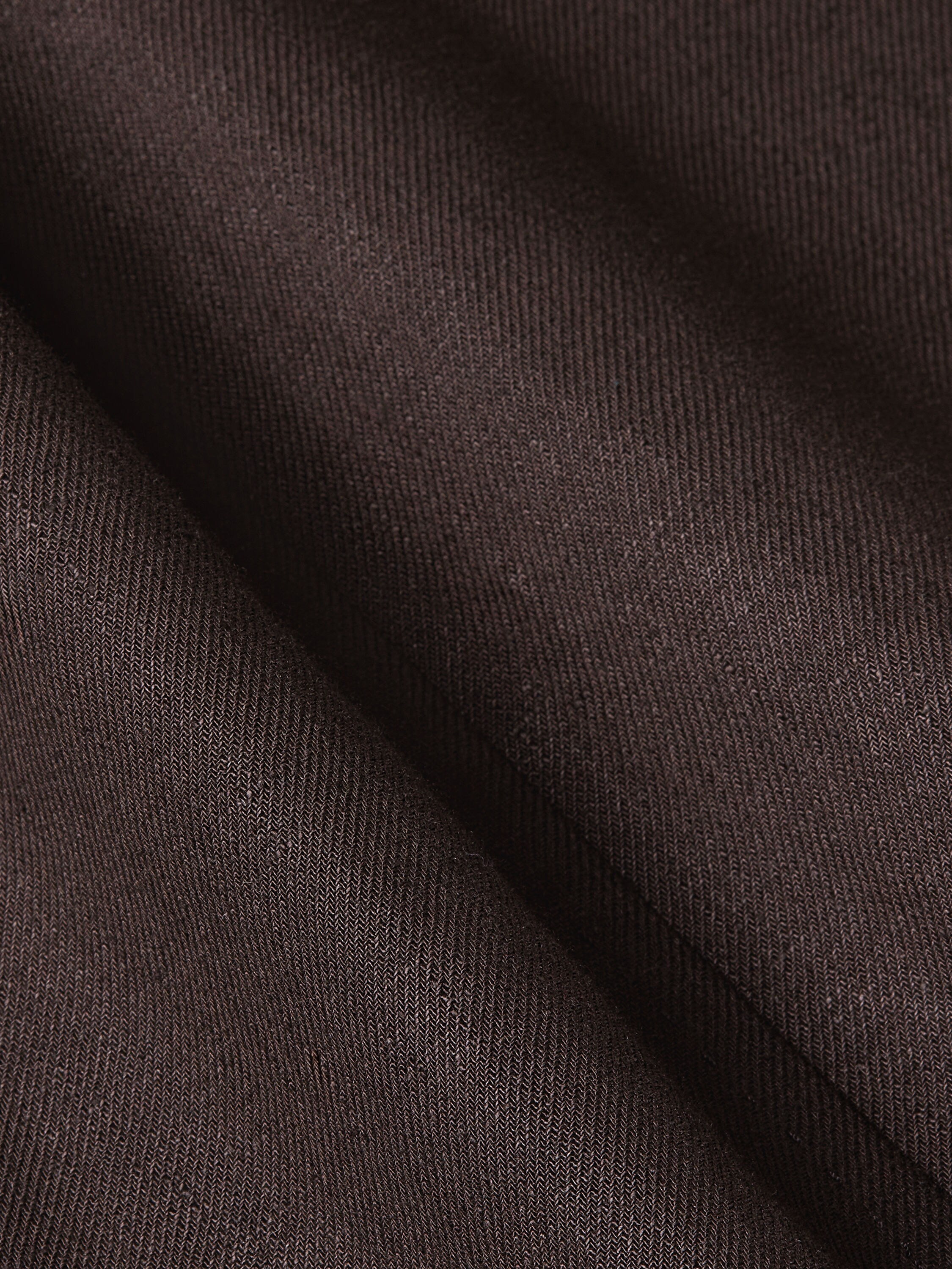 Dark Brown Oasi Lino Jacket Product detail photo #4