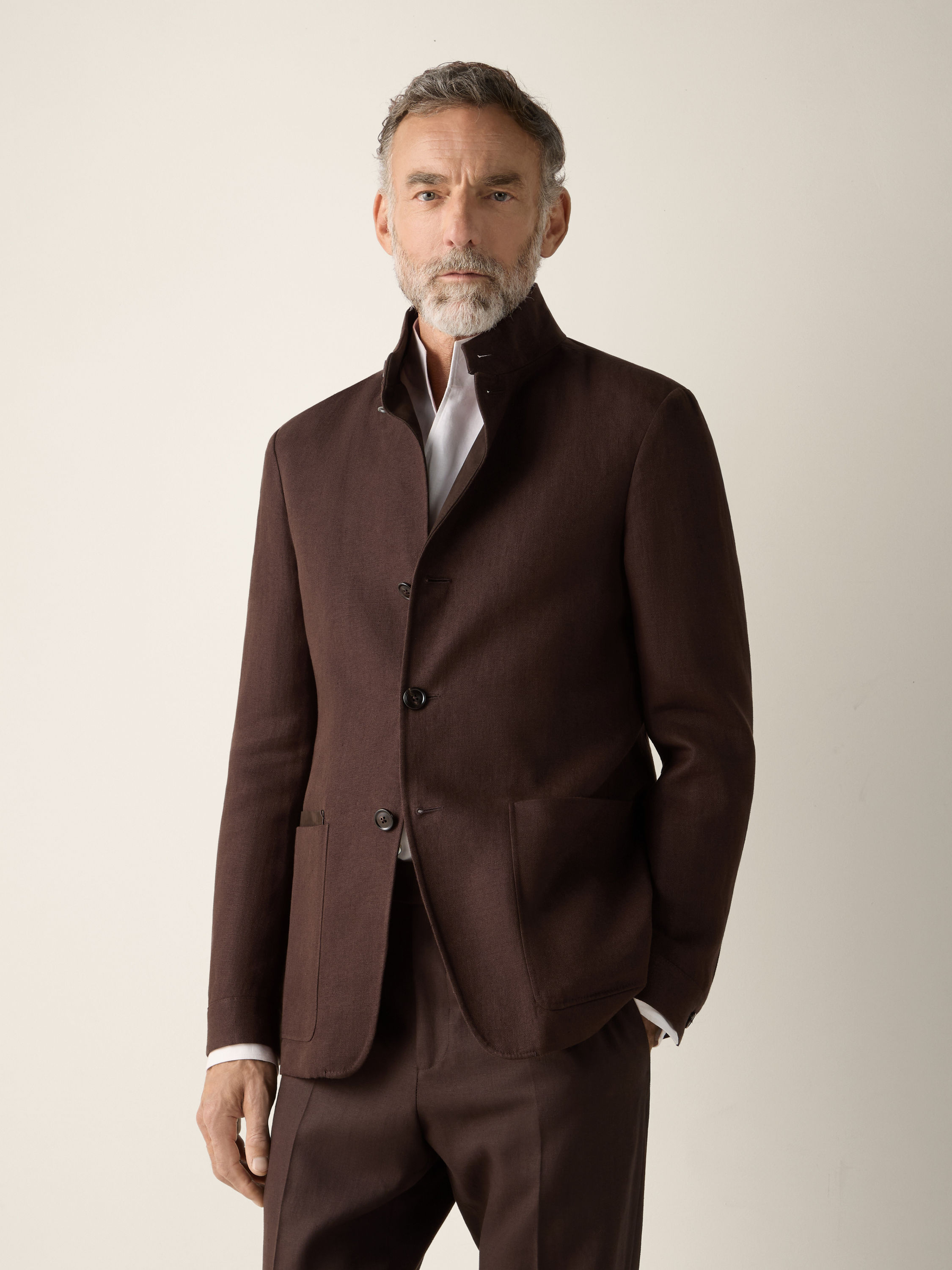 Oasi Lino Il Conte Jacket Product detail photo #3