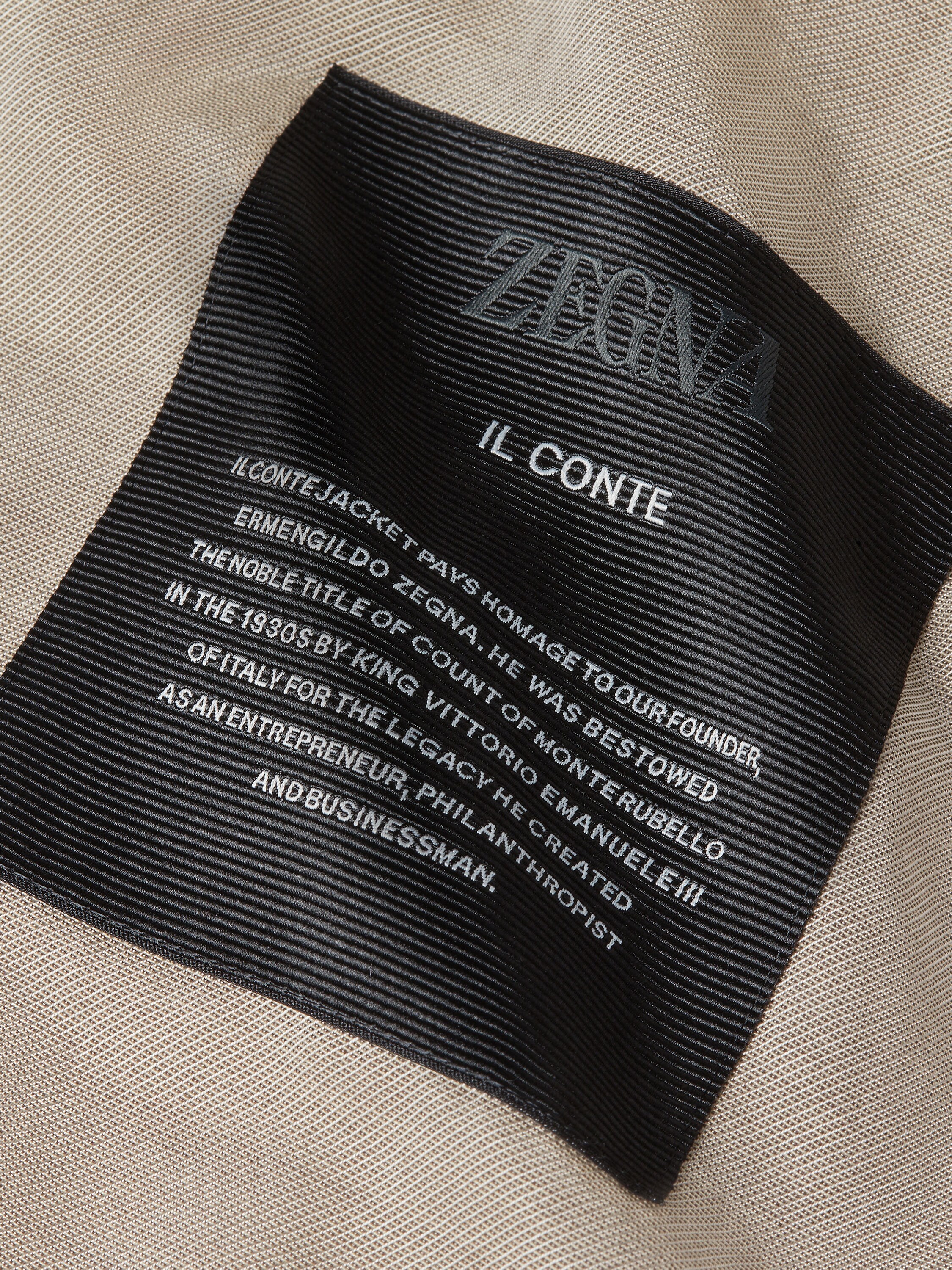 Oasi Lino Il Conte Jacket Product detail photo #2