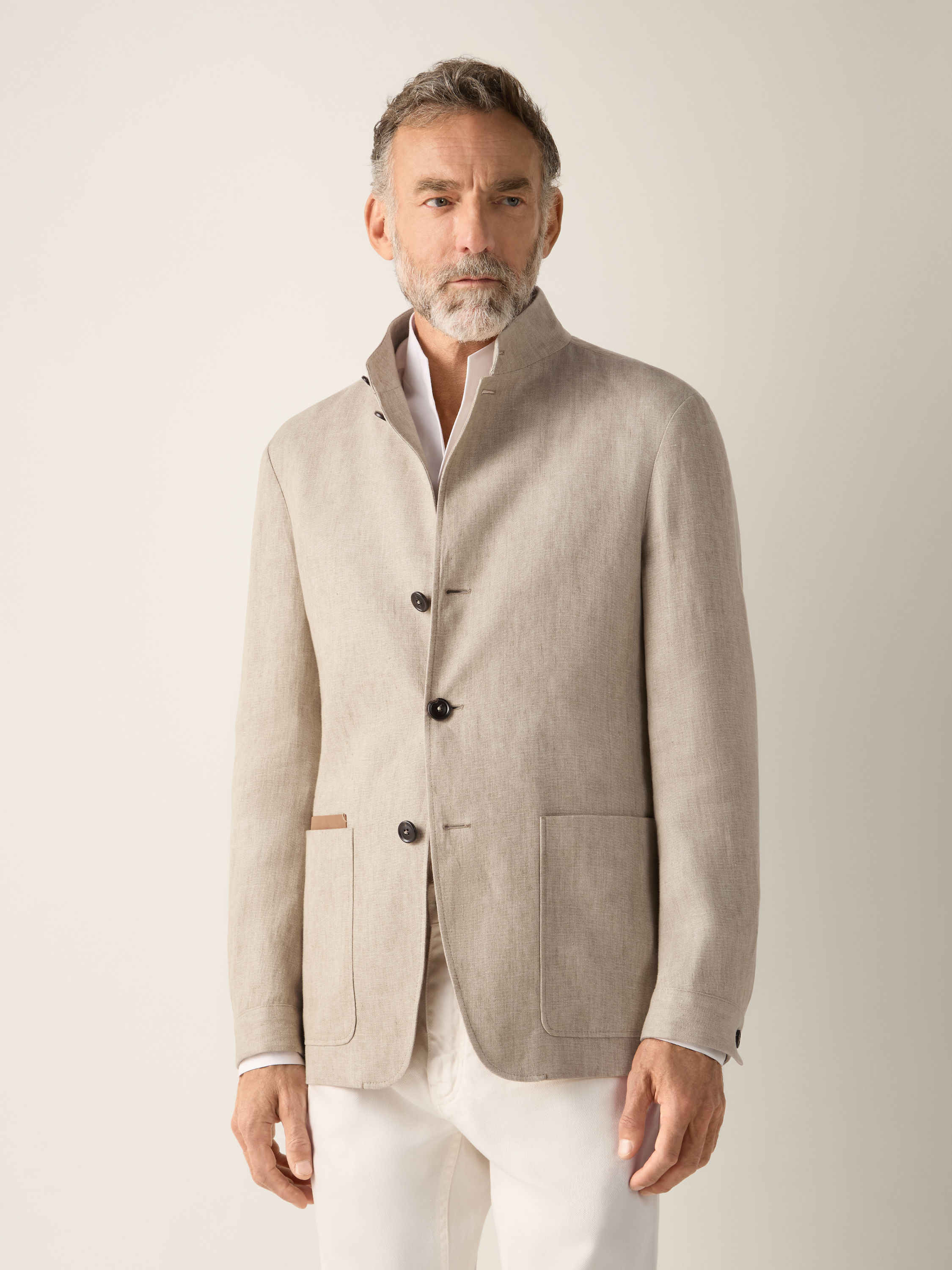 Oasi Lino Il Conte Jacket Product detail photo #3