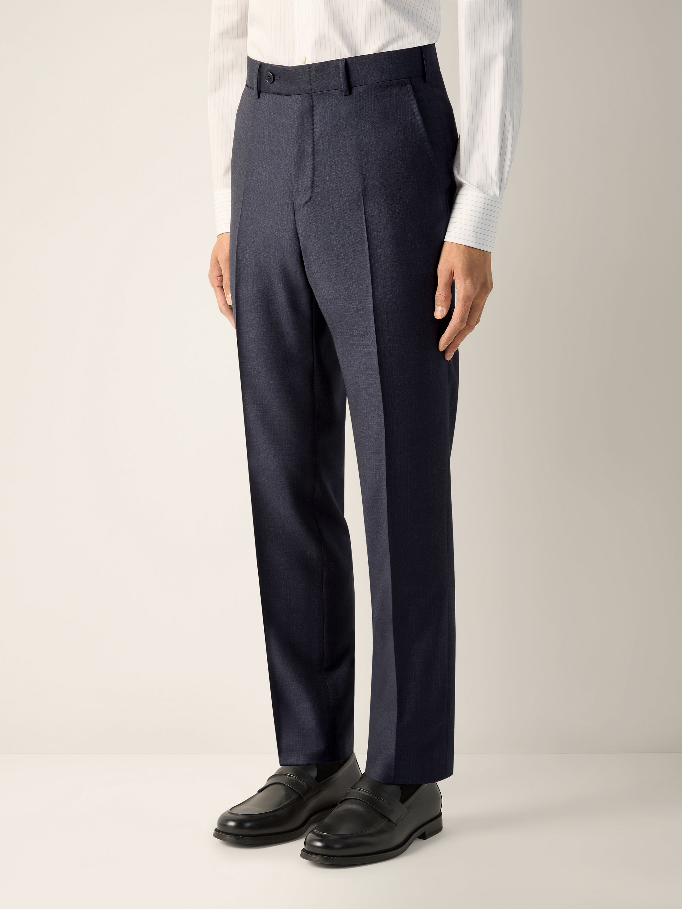 Navy Blue Trofeo Selection Wool Suit Product detail photo #3