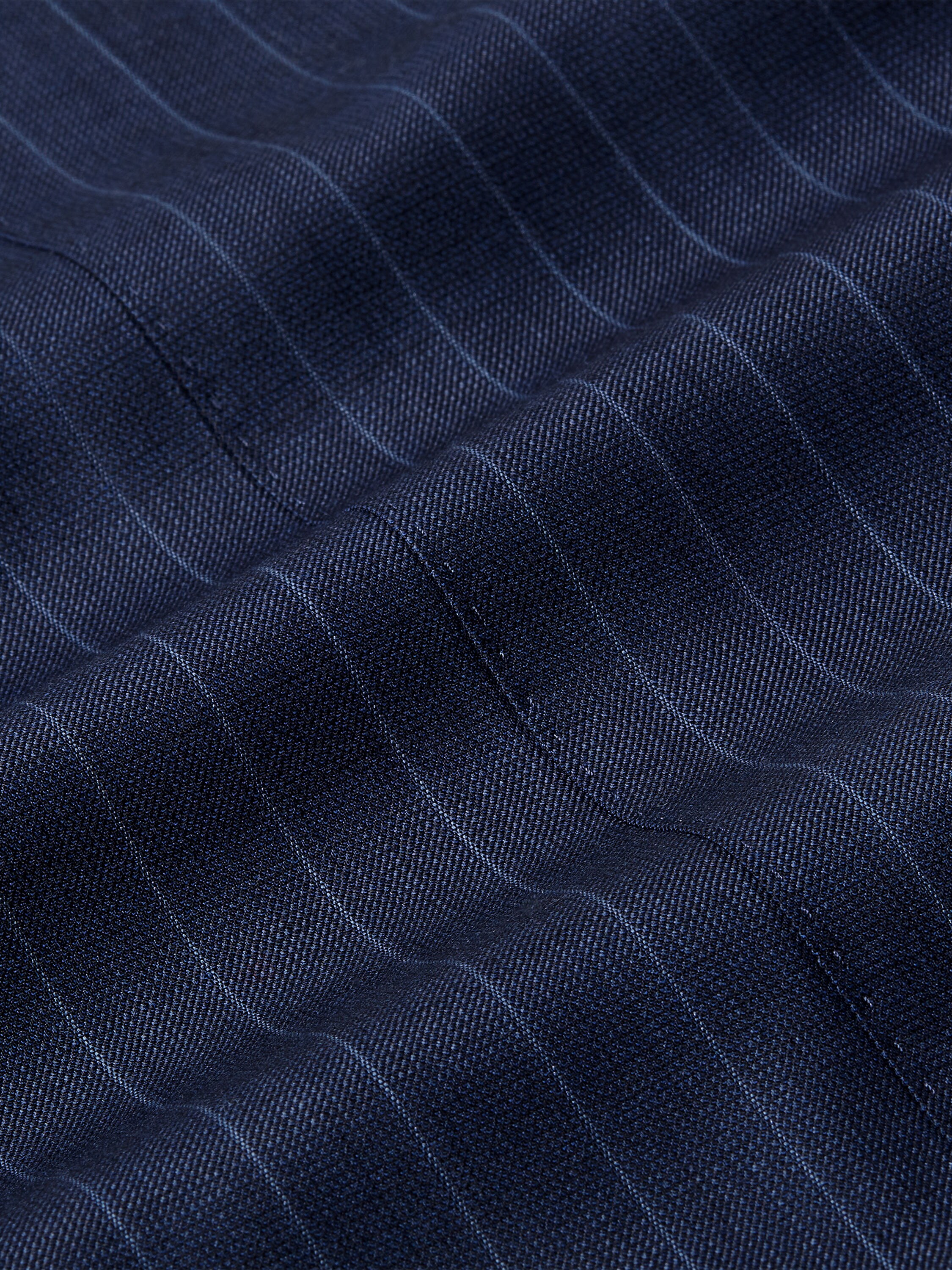 Navy Blue Trofeo 120mila Wool Suit Product detail photo #4