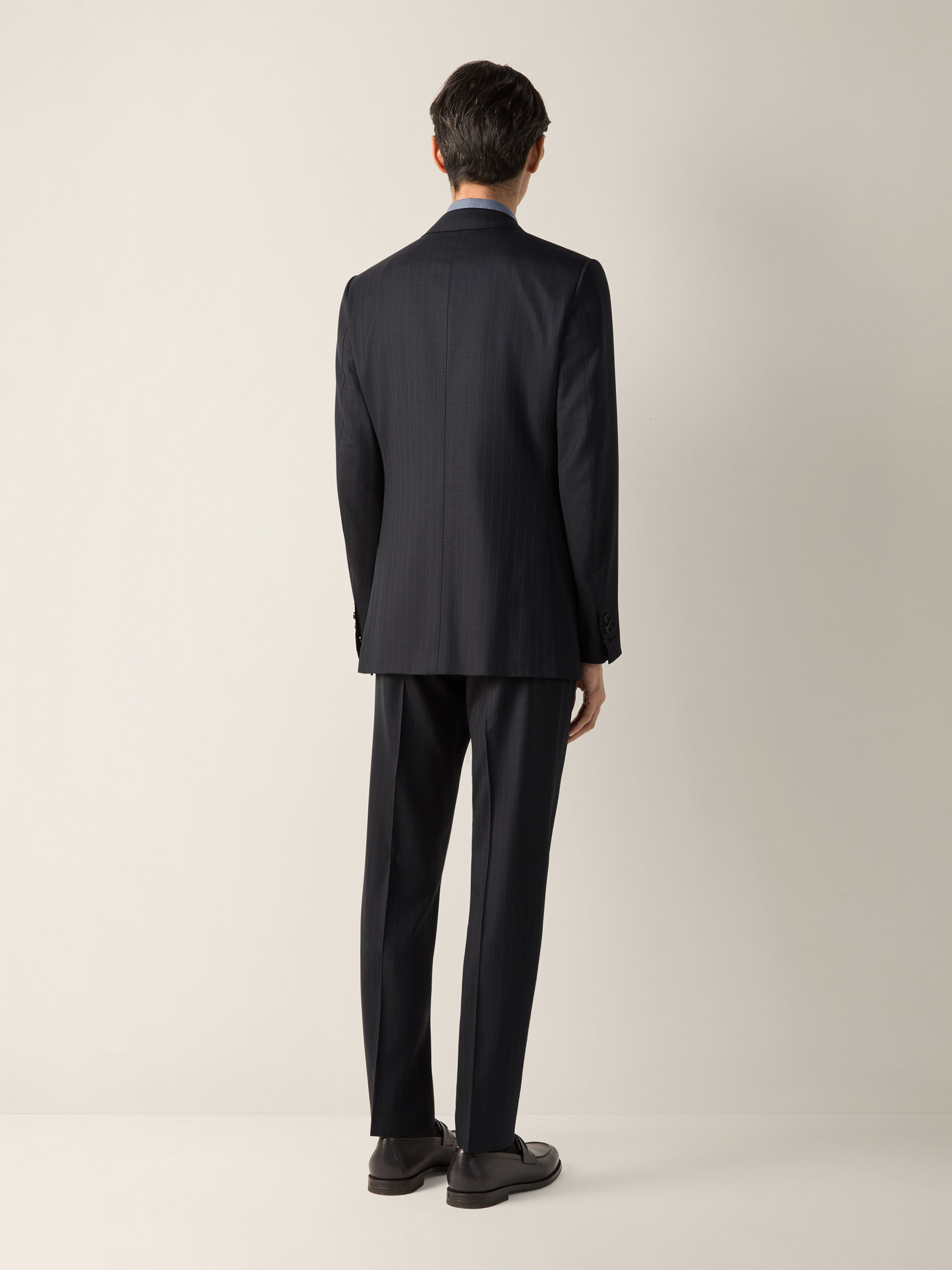 Dark Grey Trofeo 120mila Wool Suit Product detail photo #5