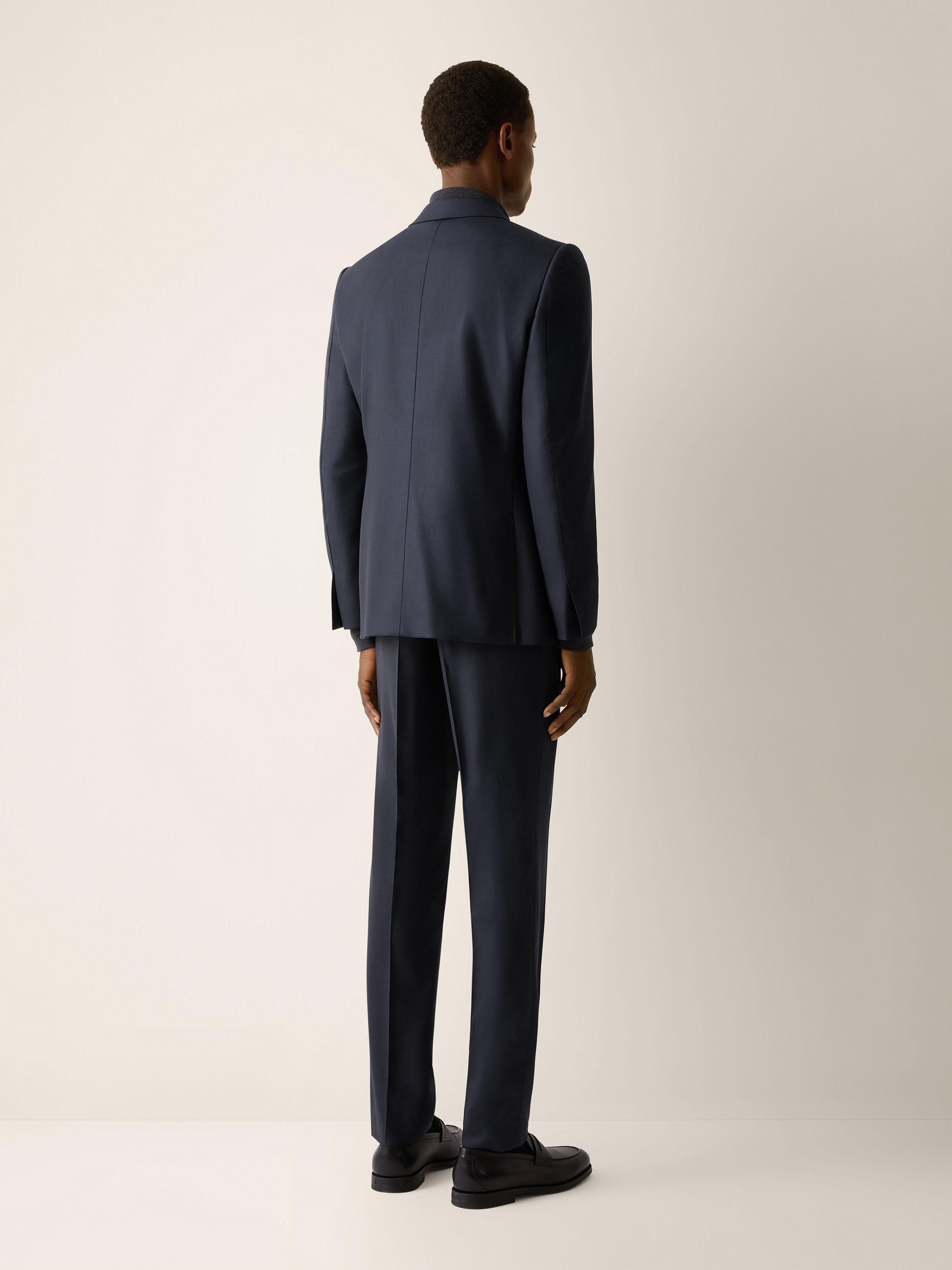 Dark Grey Trofeo 120mila Wool Suit Product detail photo #5