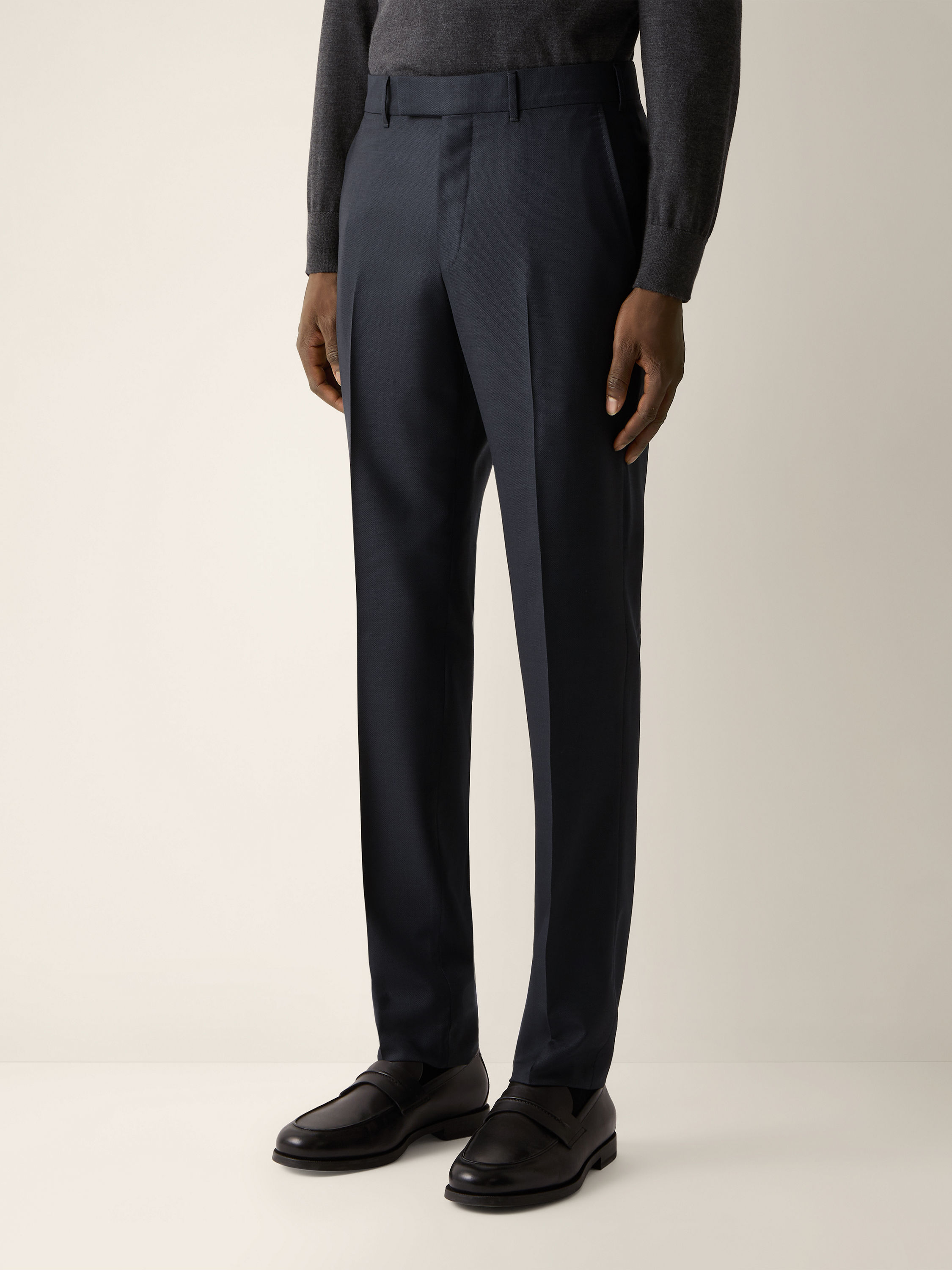 Dark Grey Trofeo 120mila Wool Suit Product detail photo #3