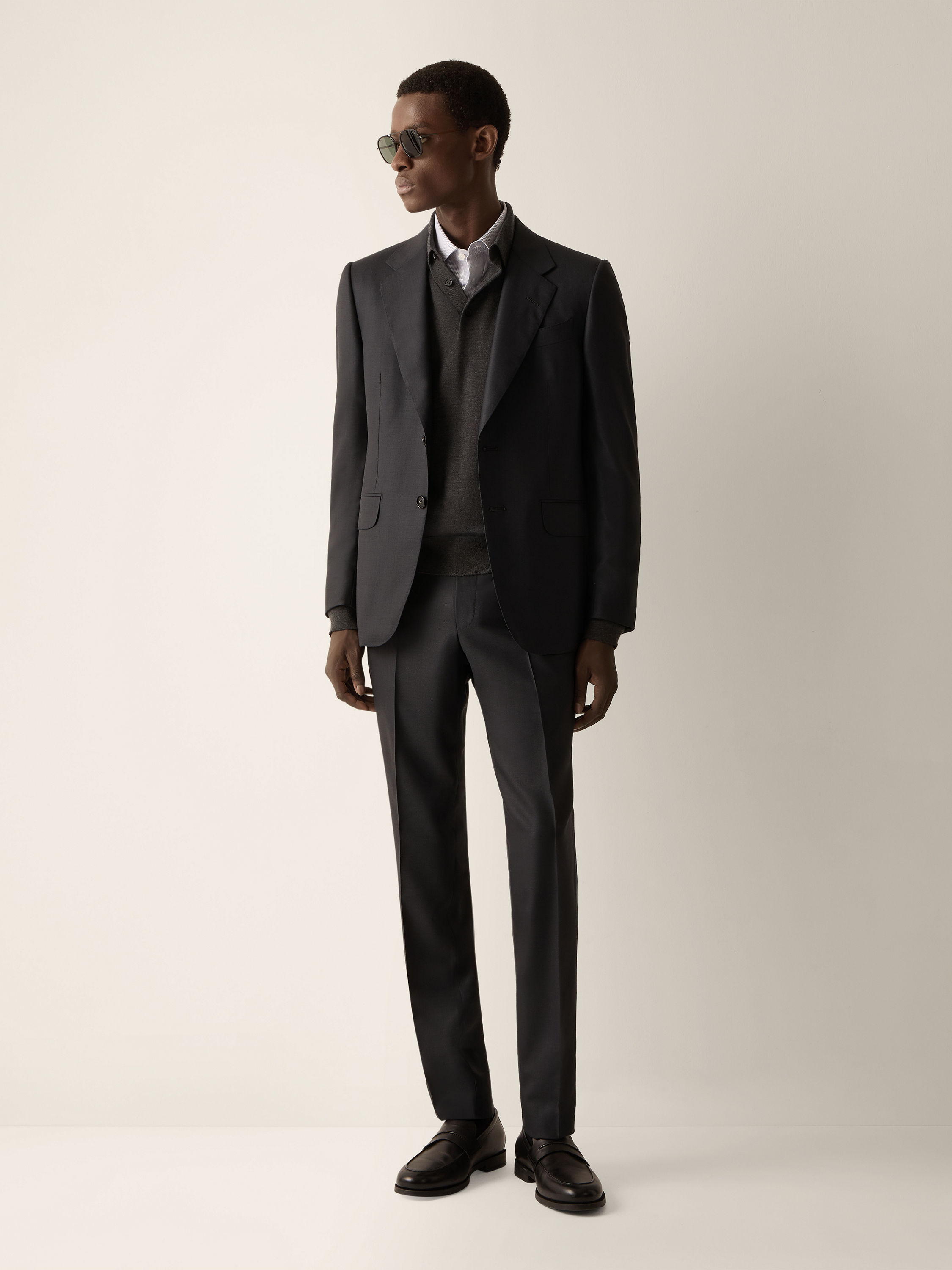 Dark Grey Trofeo 120mila Wool Suit Main product photo