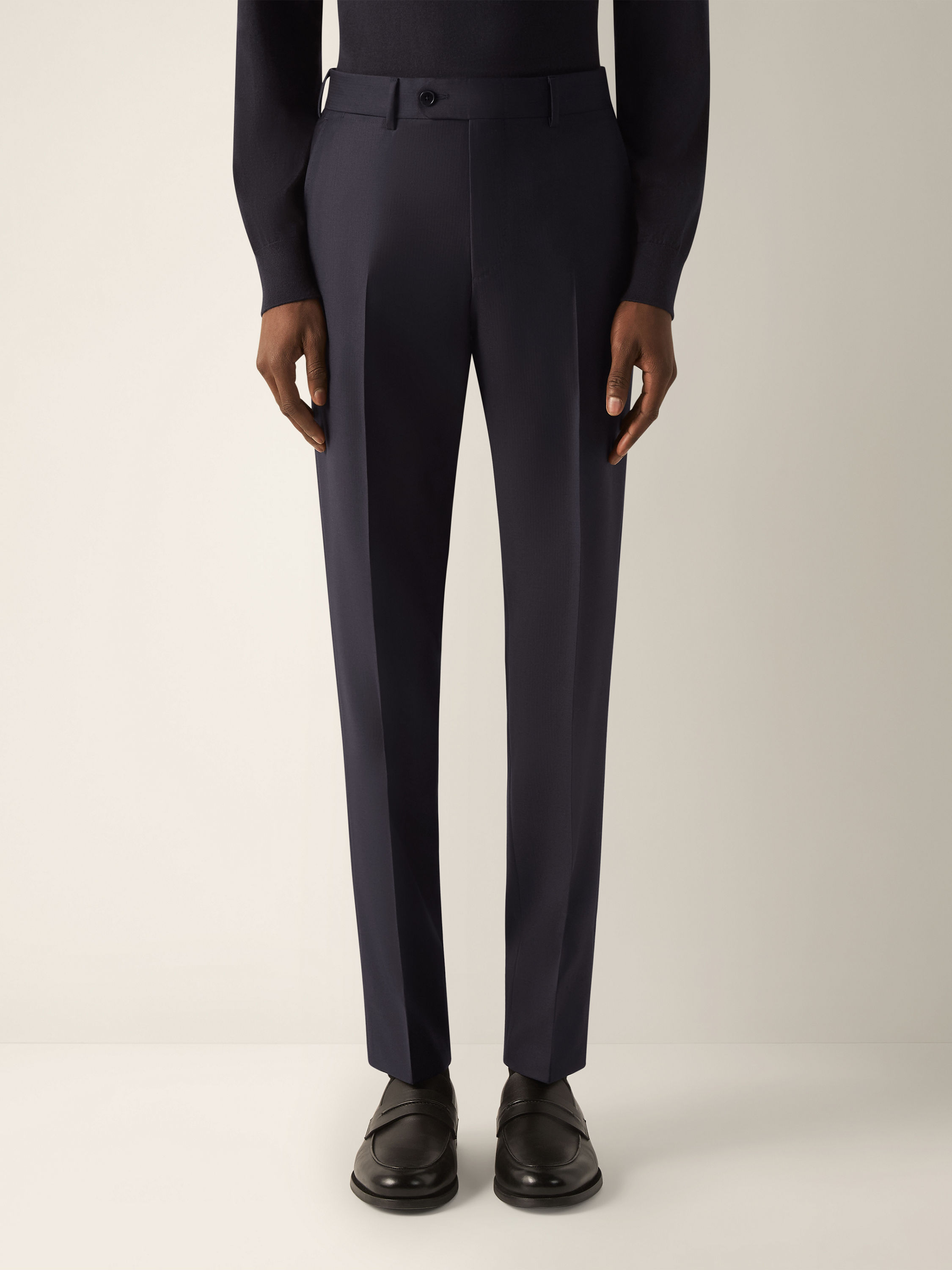 Navy Blue Trofeo Selection Wool Suit Product detail photo #3