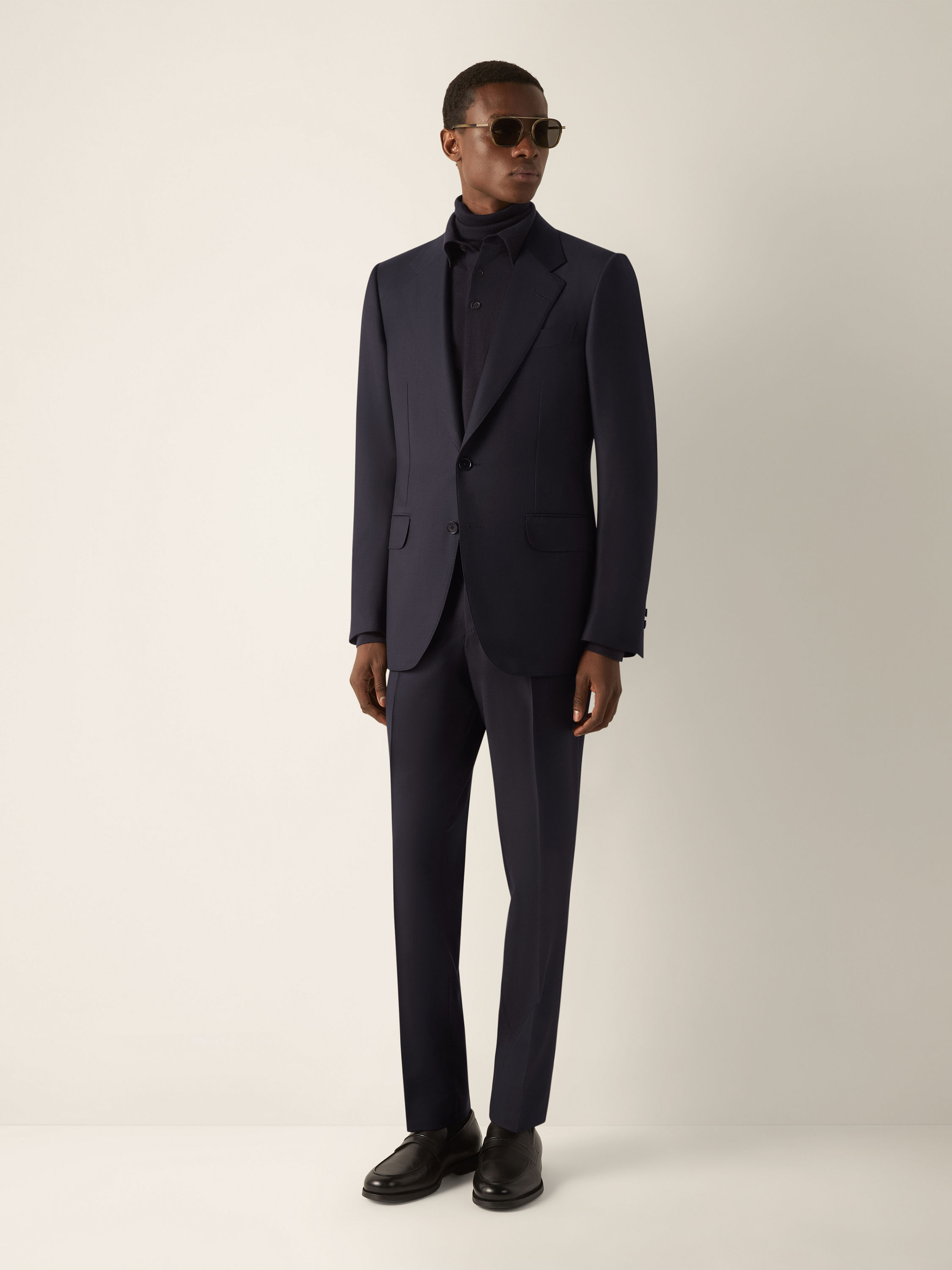 Navy Blue Trofeo Selection Wool Suit Main product photo