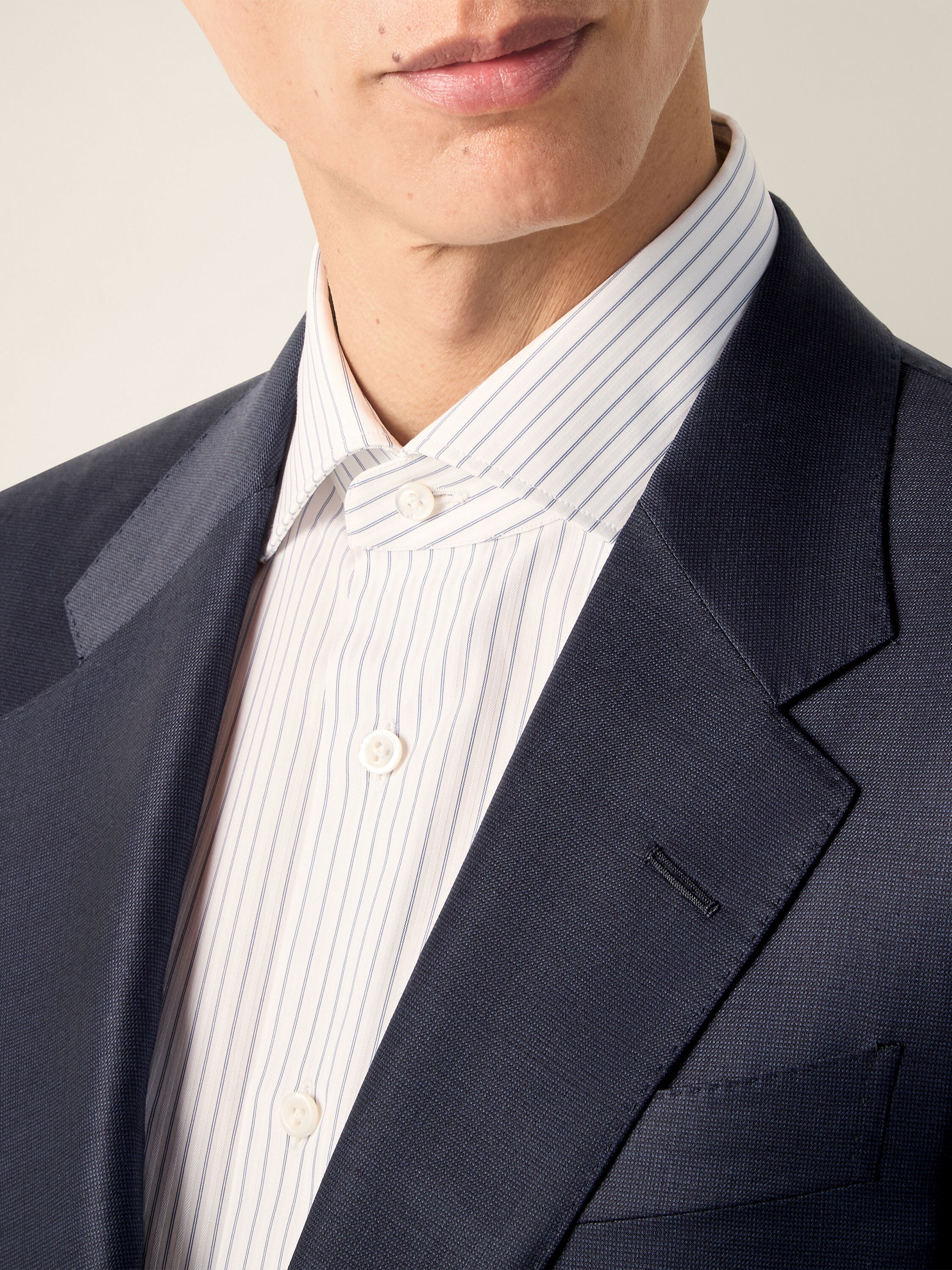 Dark Blue Trofeo Selection Wool Suit Product detail photo #2
