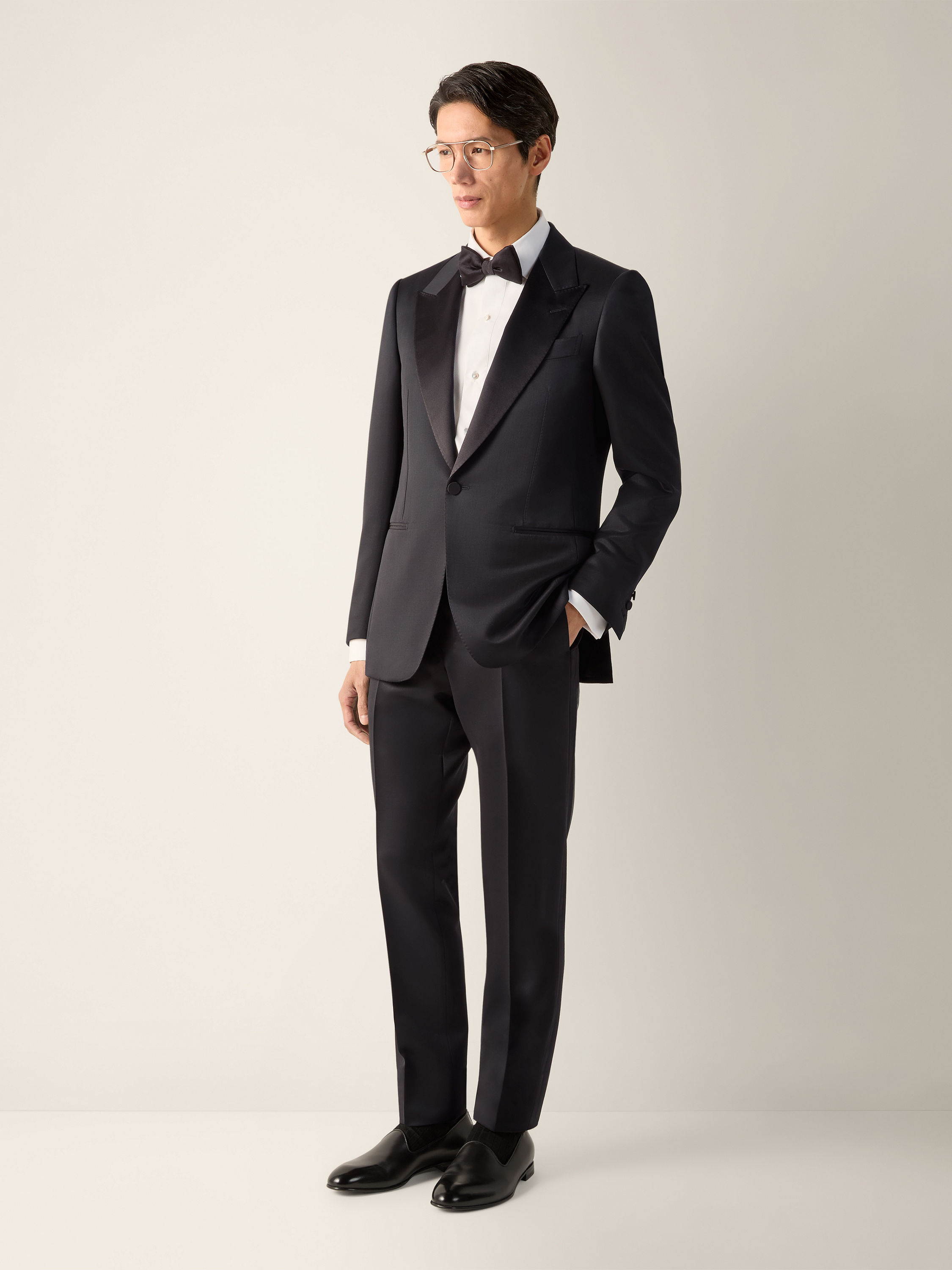 Black Trofeo 120mila Wool and Mohair Evening Suit Main product photo