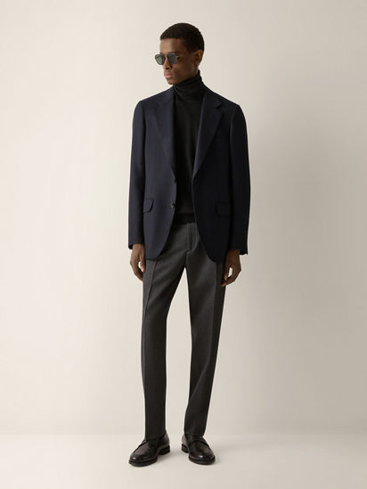 Black Trofeo 15milmil15 Wool Jacket FW26 39682780 | Zegna CN