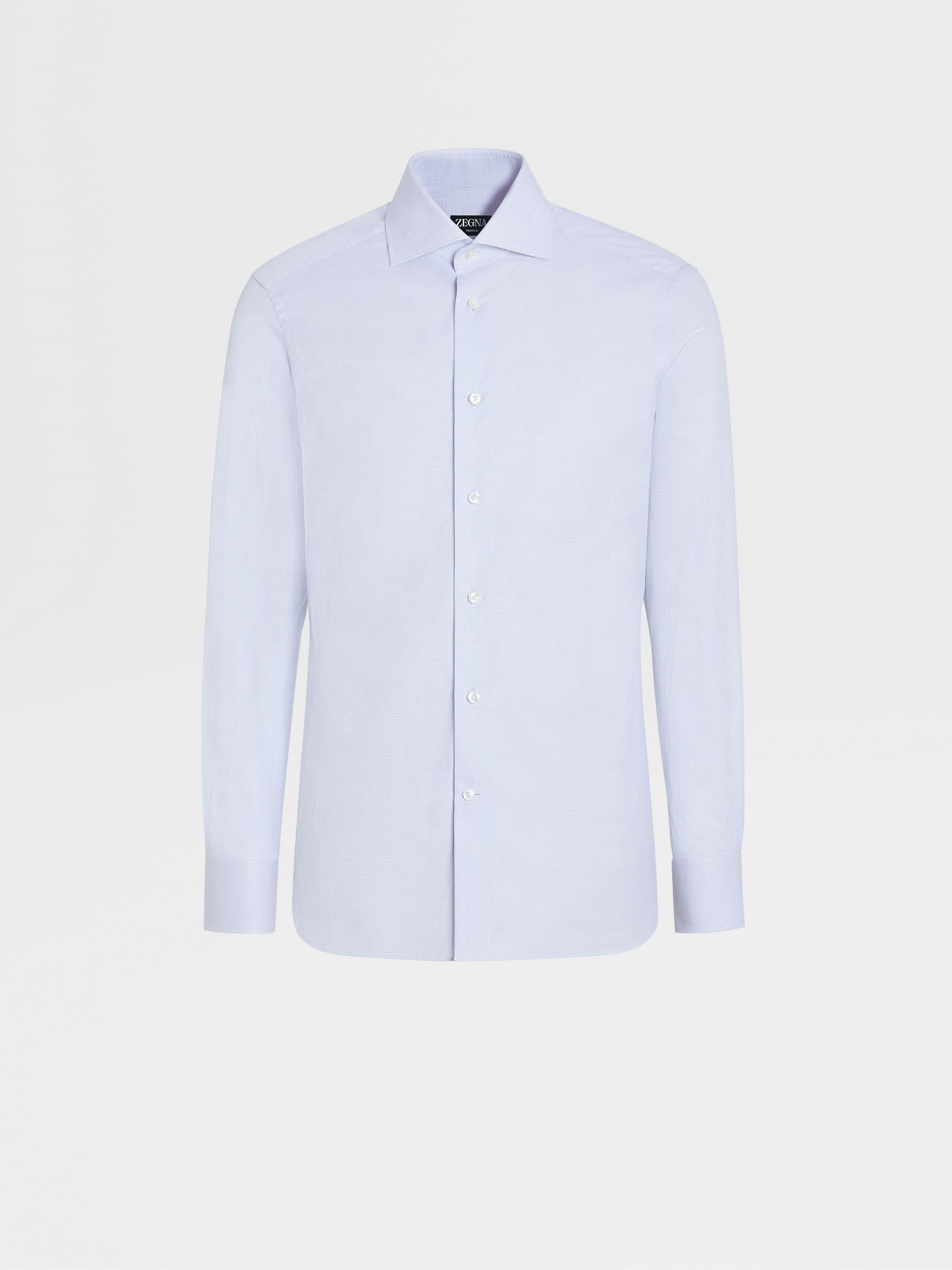 蓝色配白色 Trofeo™ 棉质衬衫