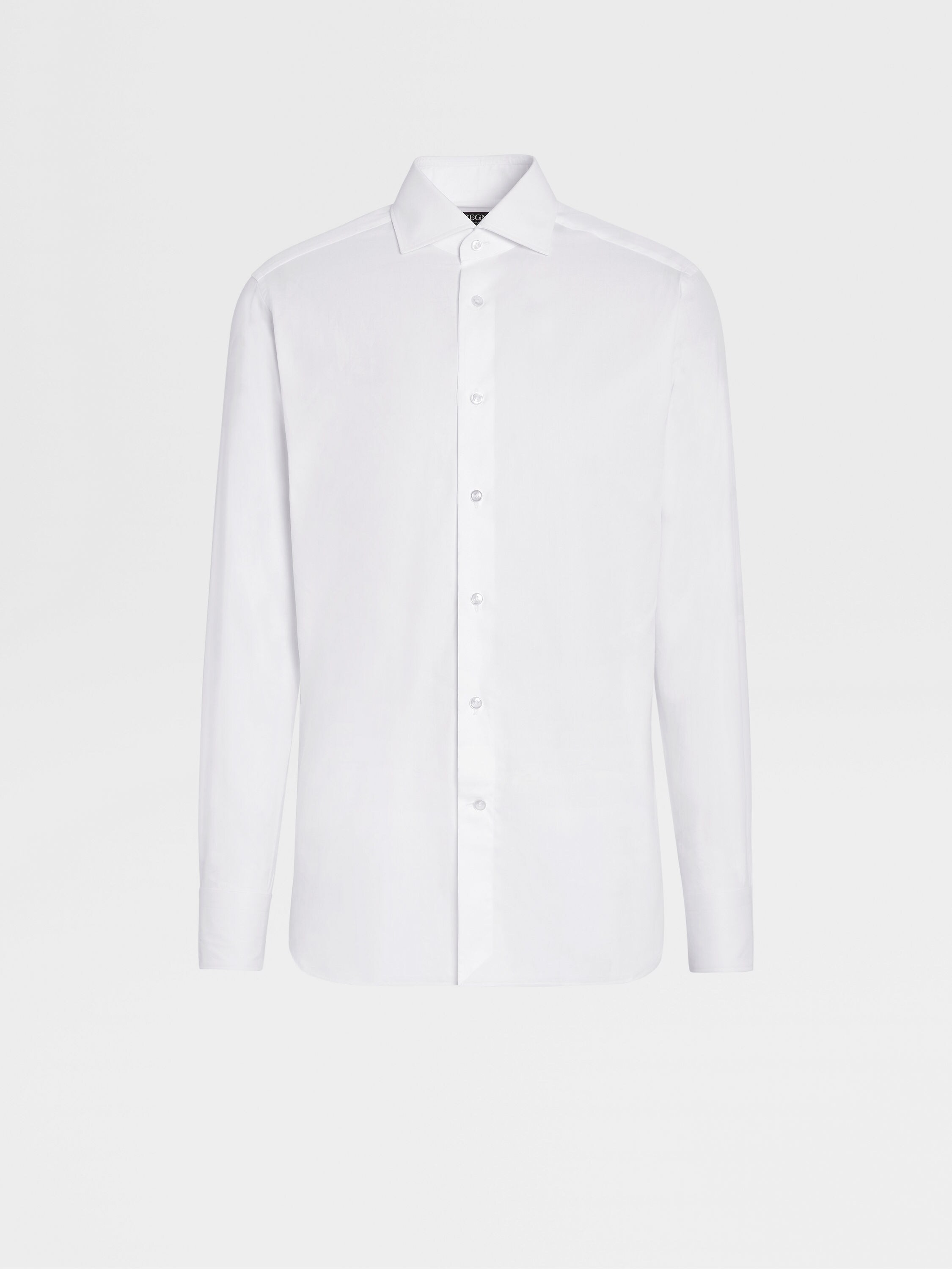 White 300 Cotton Long-sleeve Tailoring Shirt Main product photo