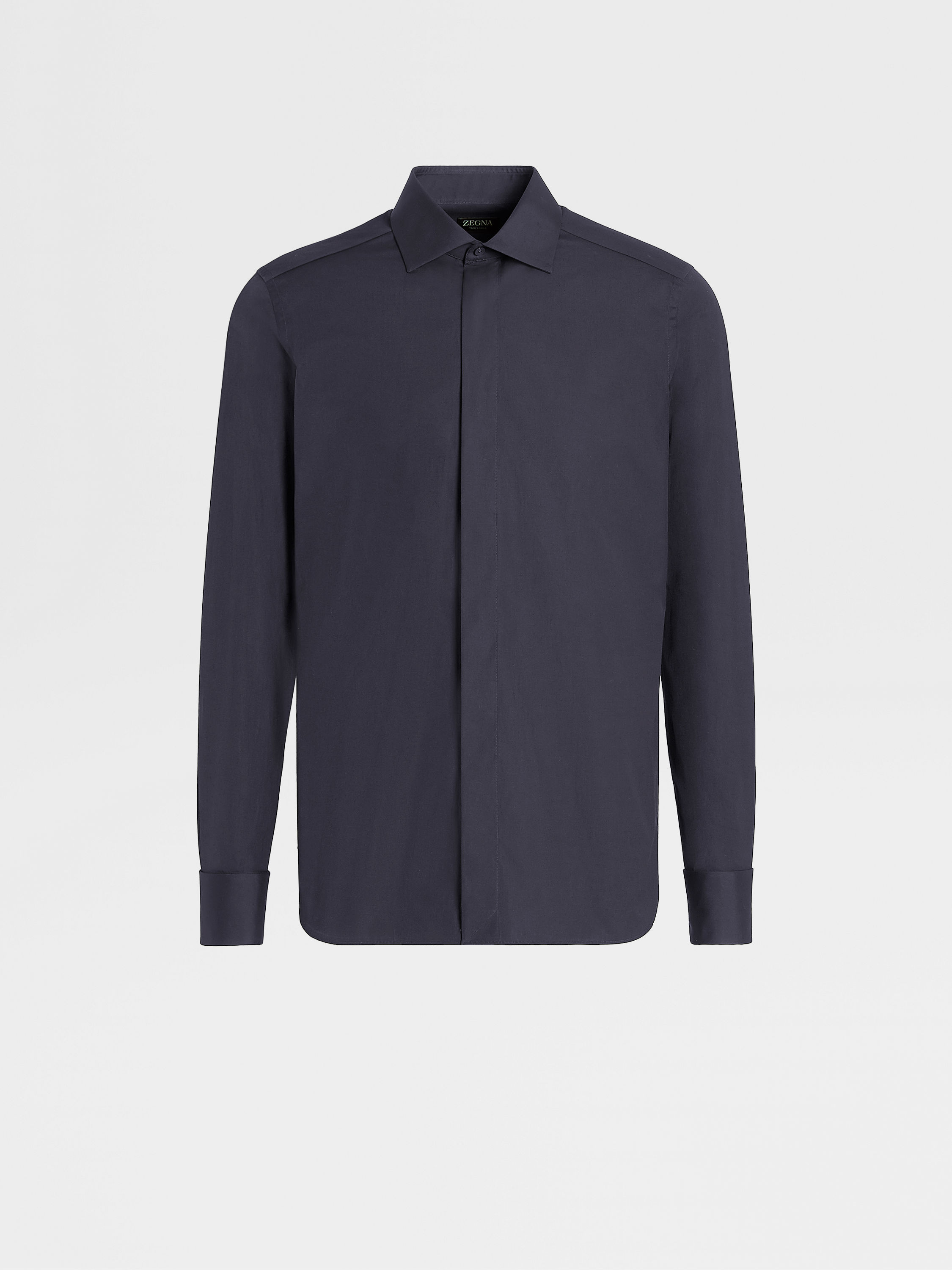 Navy Blue Trofeo™ Silk Evening Shirt