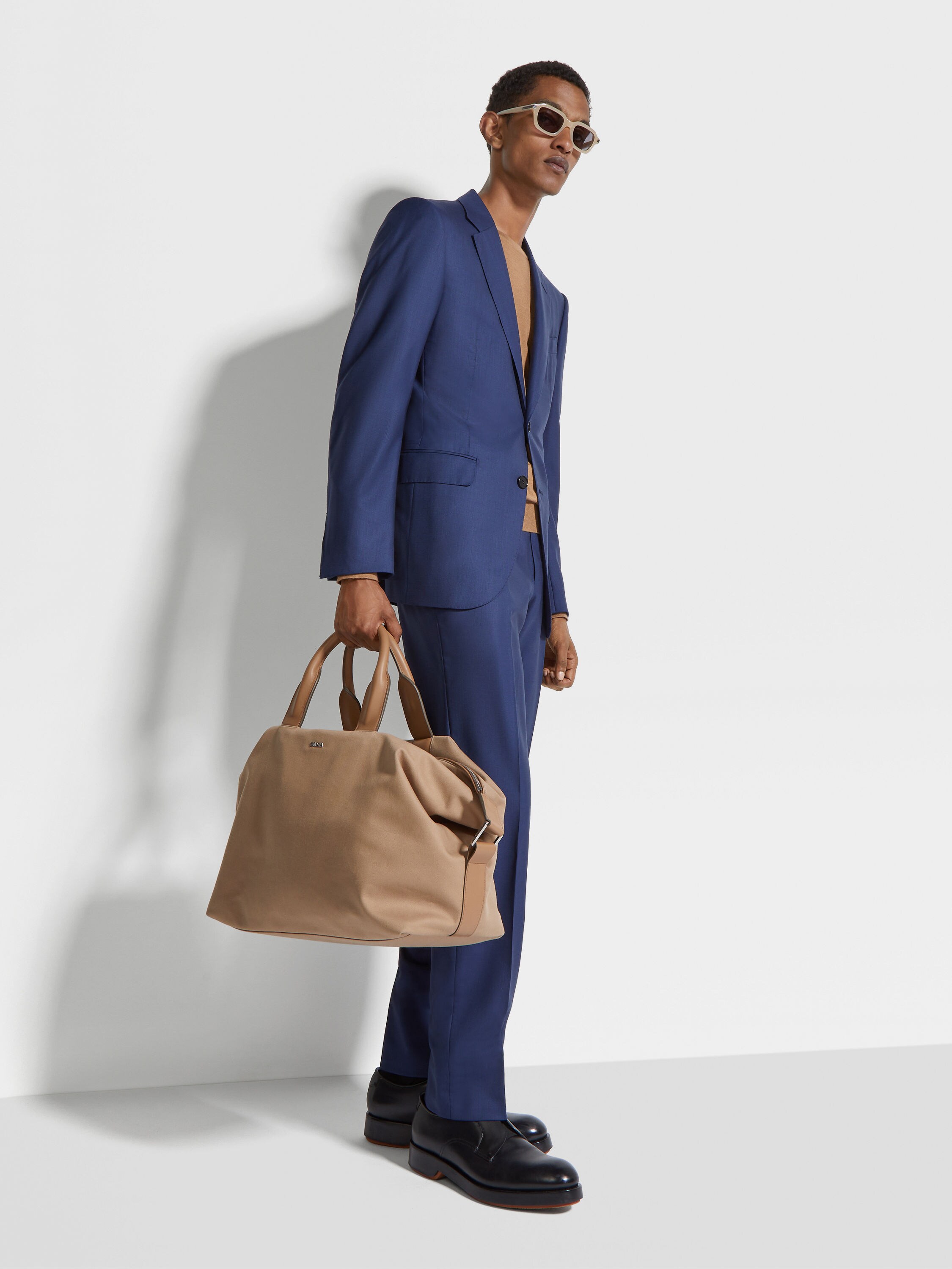 Utility Blue Centoventimila Wool Suit Main product photo