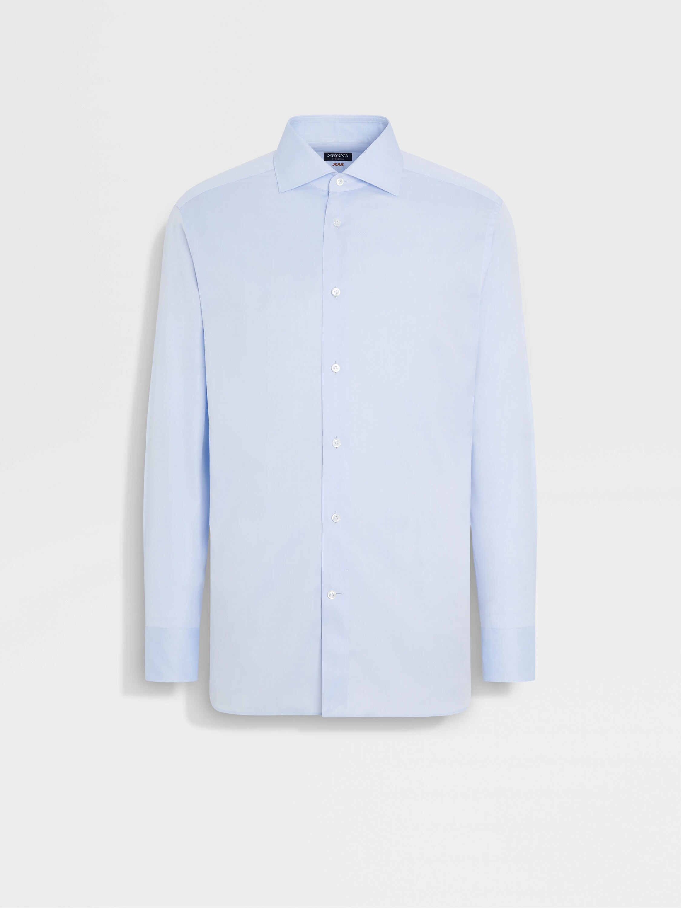 Light Blue 300 Cotton Shirt Product detail photo #1