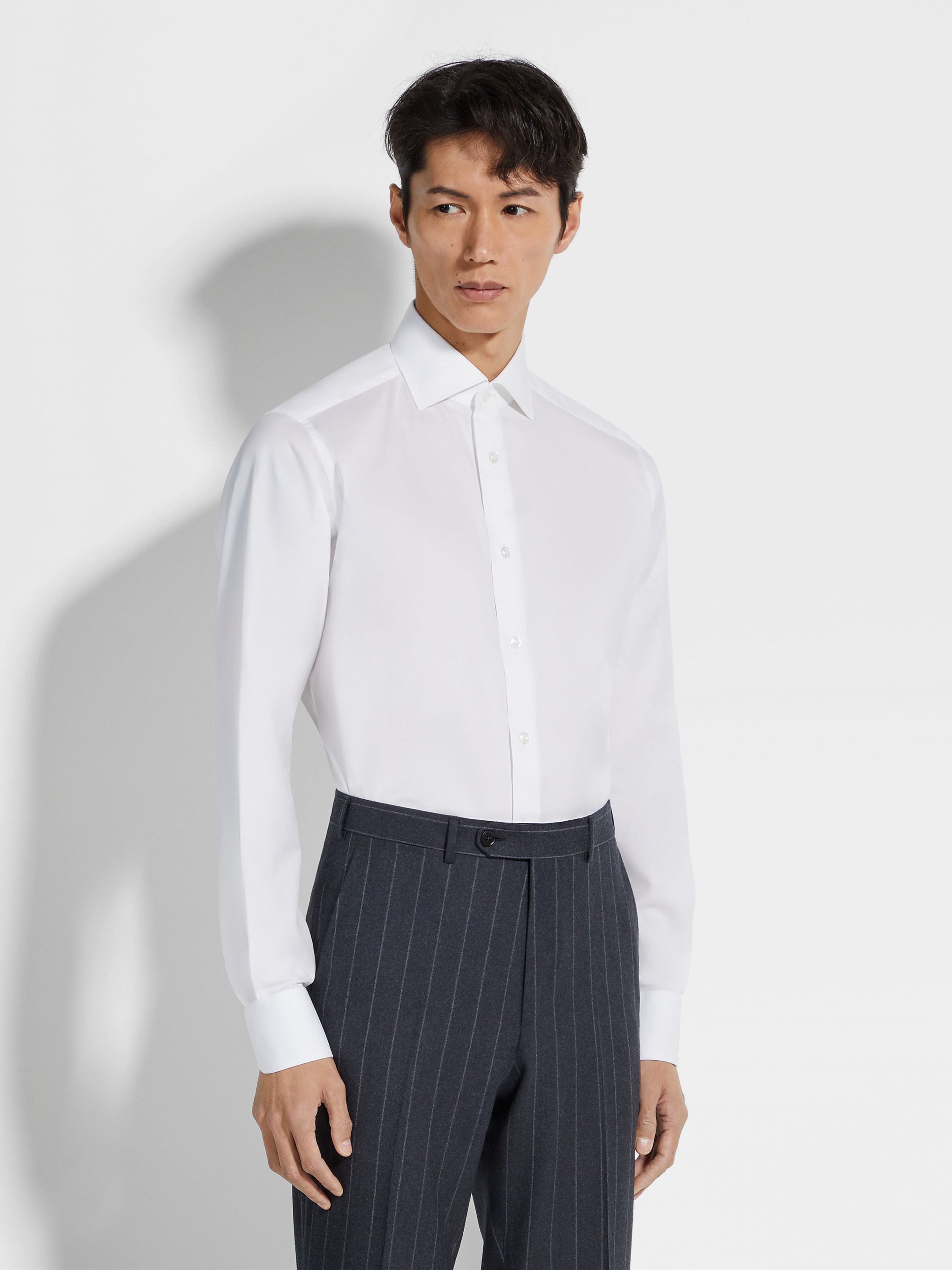 白色 300 Cotton衬衫 产品细节图 #3