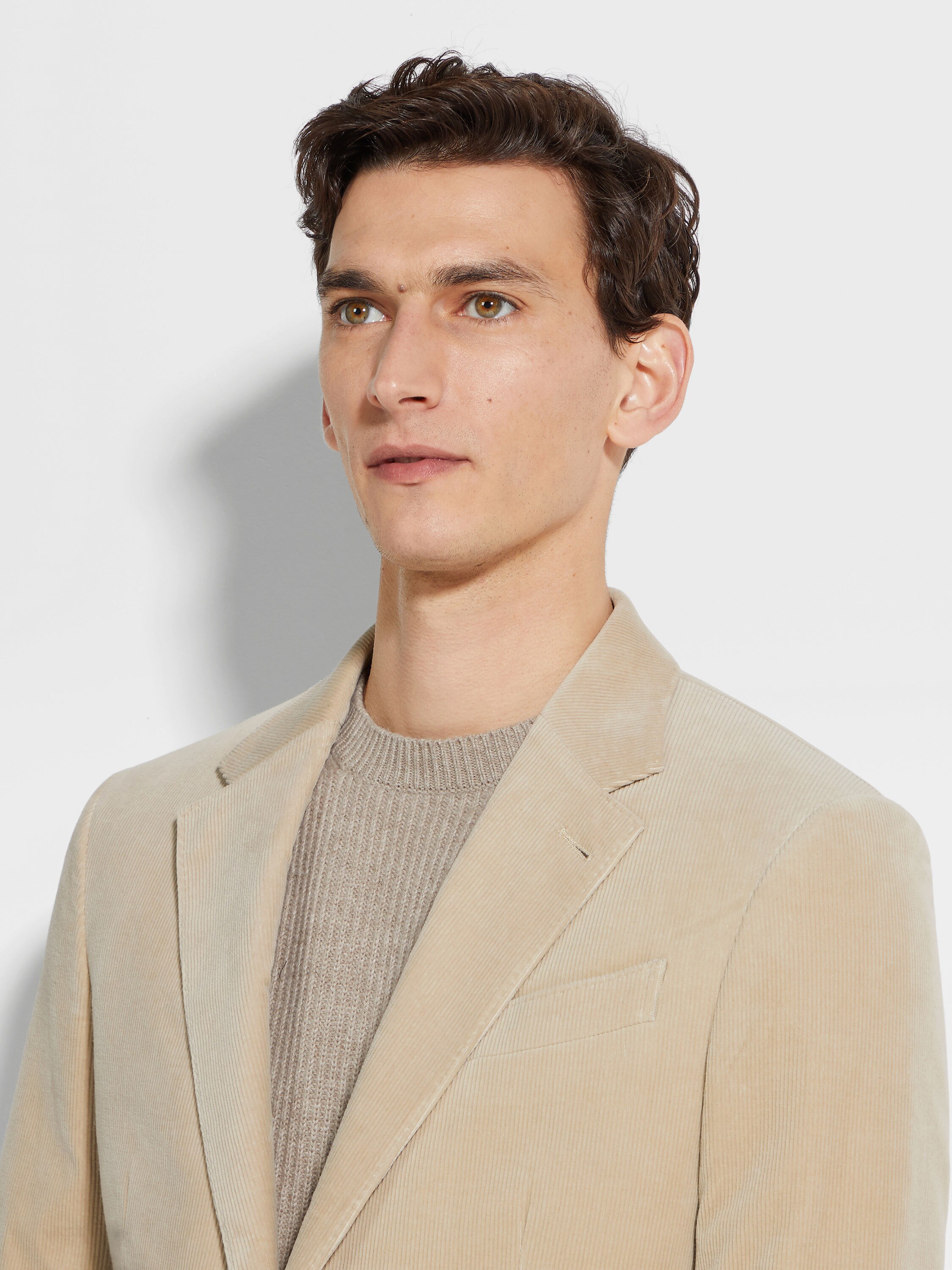 Light Beige Cashco Jacket Product detail photo #2