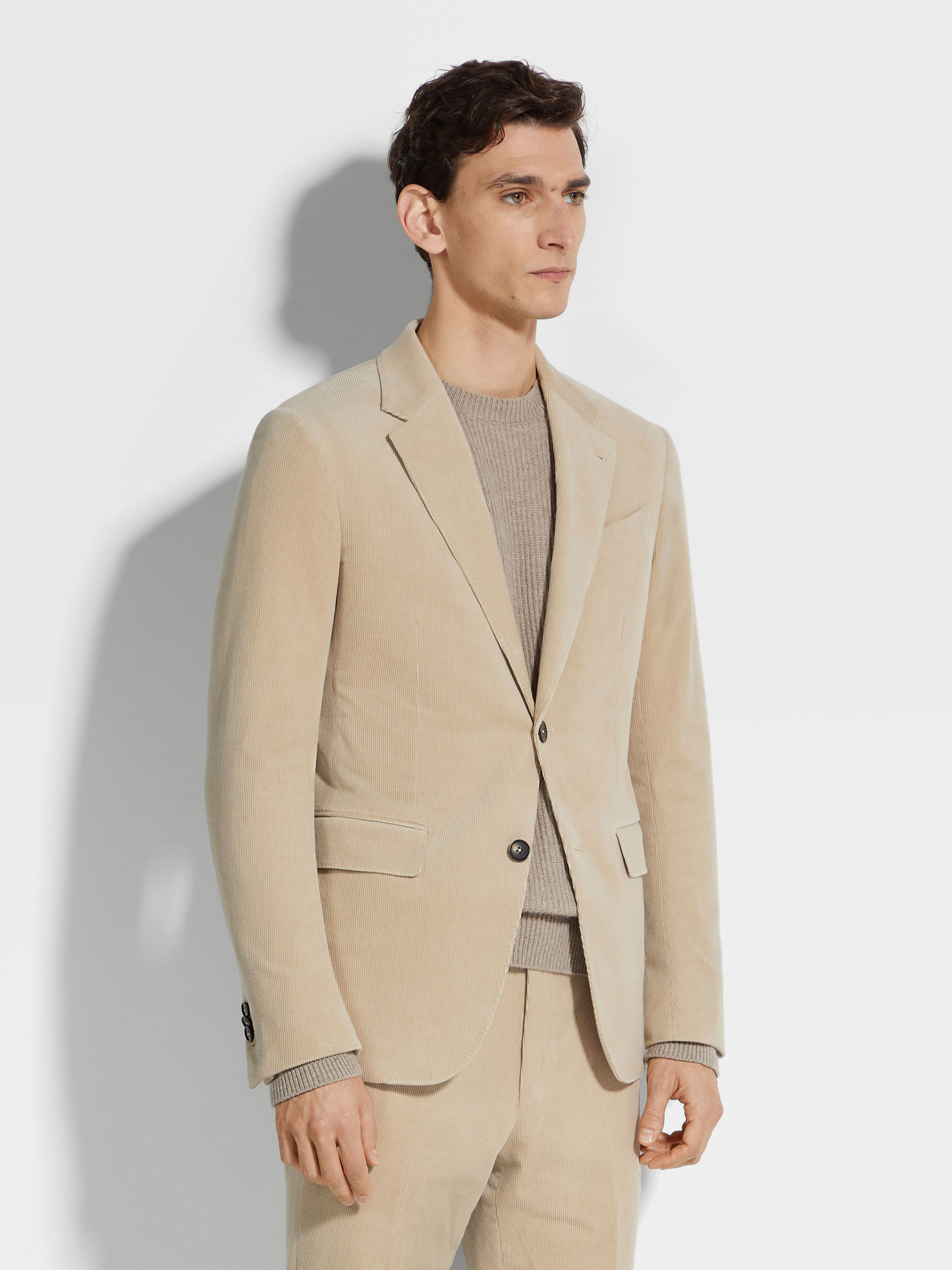 Light Beige Cashco Jacket Product detail photo #3