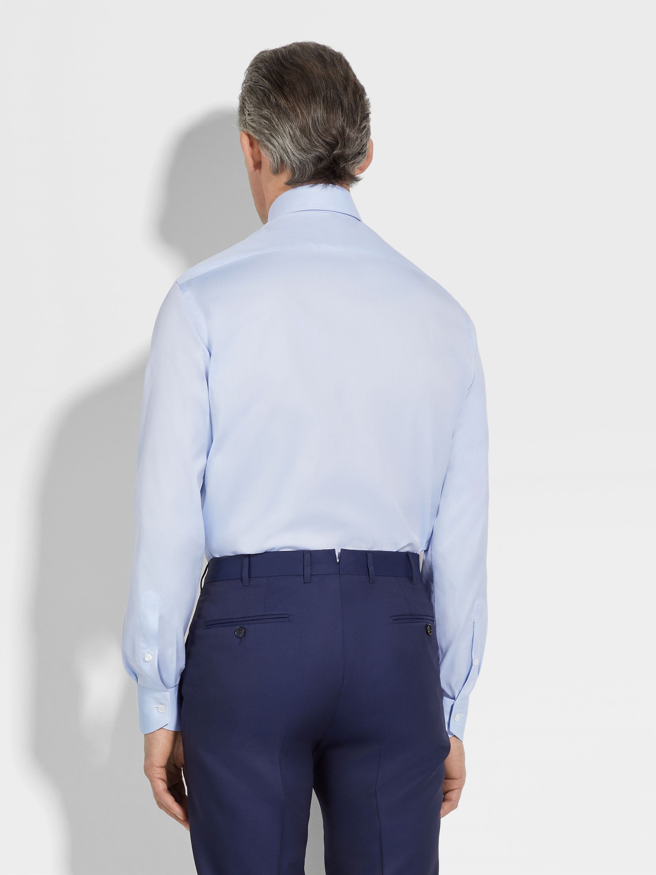 荧光白 300 Cotton 棉质衬衫 產品細節圖 #3