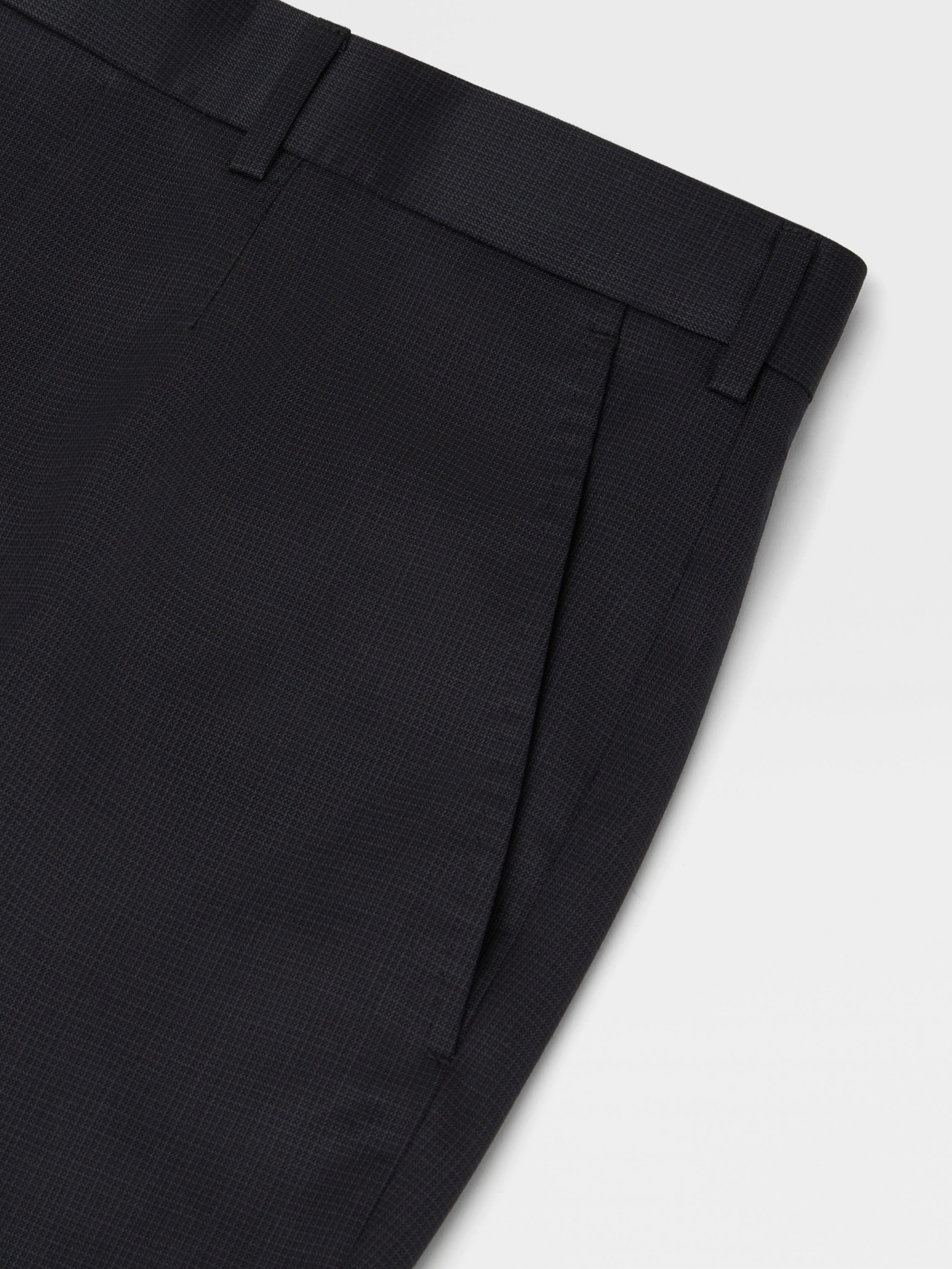 Dark Grey and Black Multiseason Wool Suit Product detail photo #3