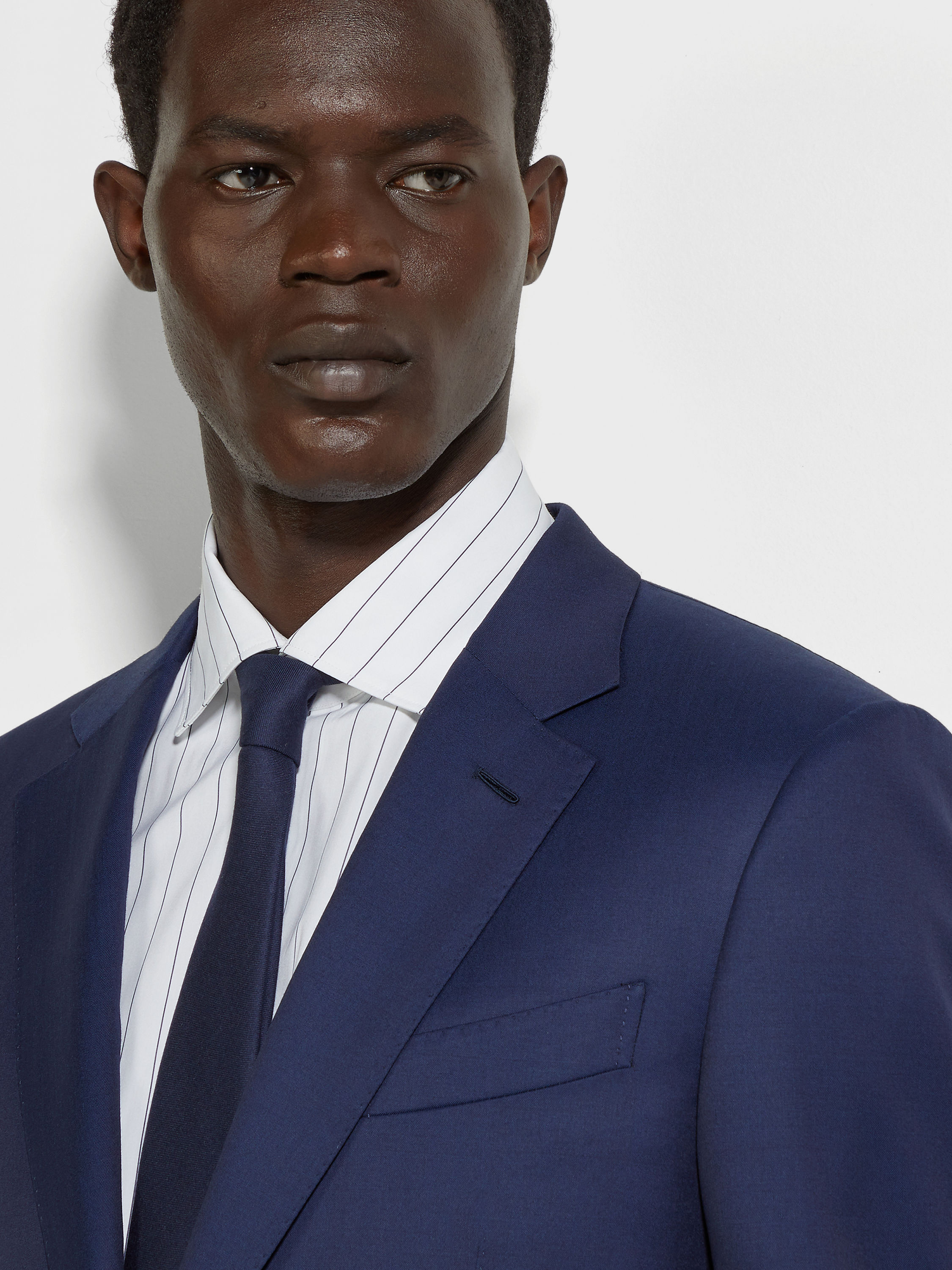 Electric Blue Centoventimila Wool Suit Product detail photo #2