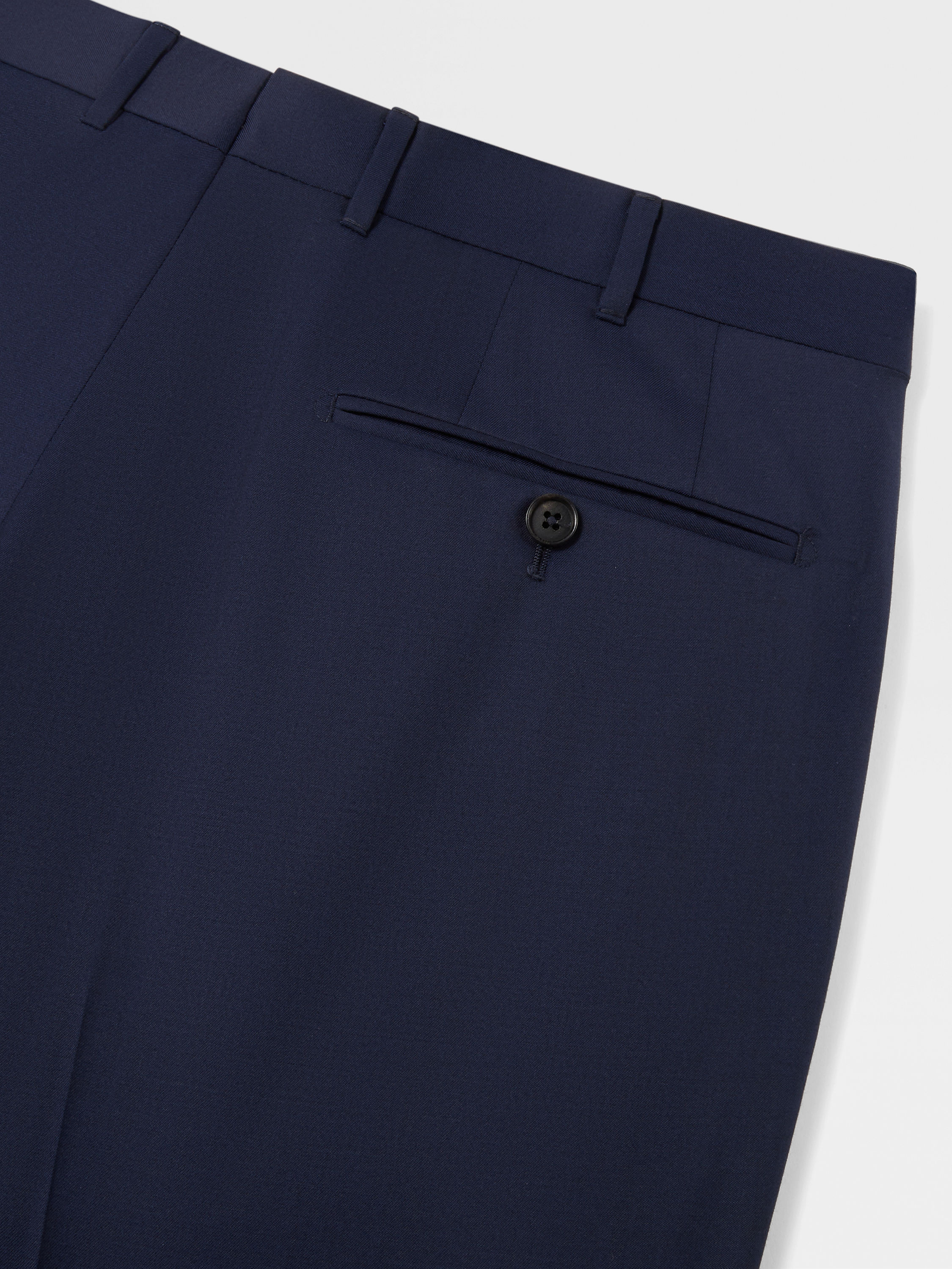 Electric Blue Centoventimila Wool Suit Product detail photo #2