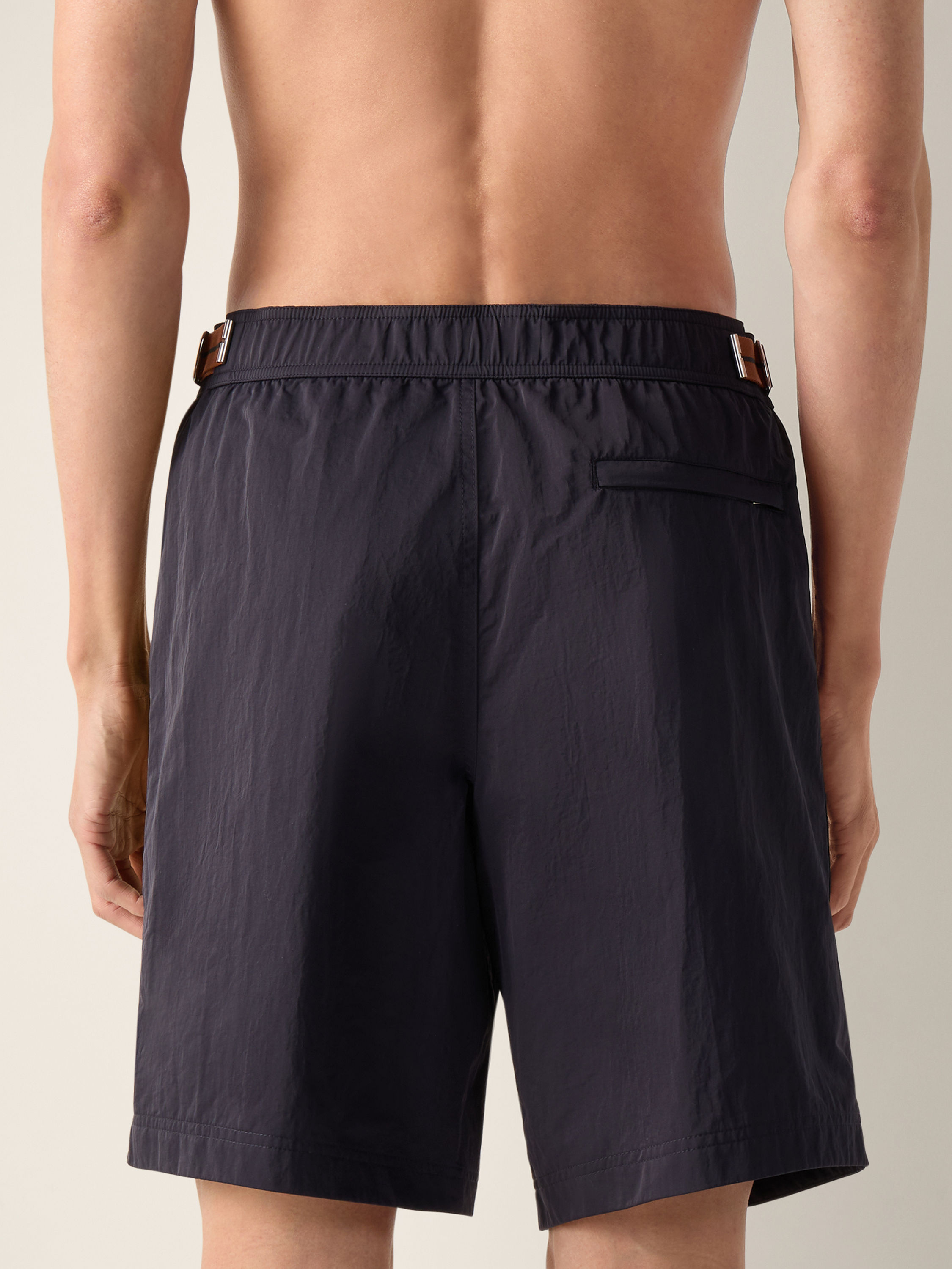 ZEGNA 232 Road Brand Mark Rio Swim Trunks Product detail photo #2