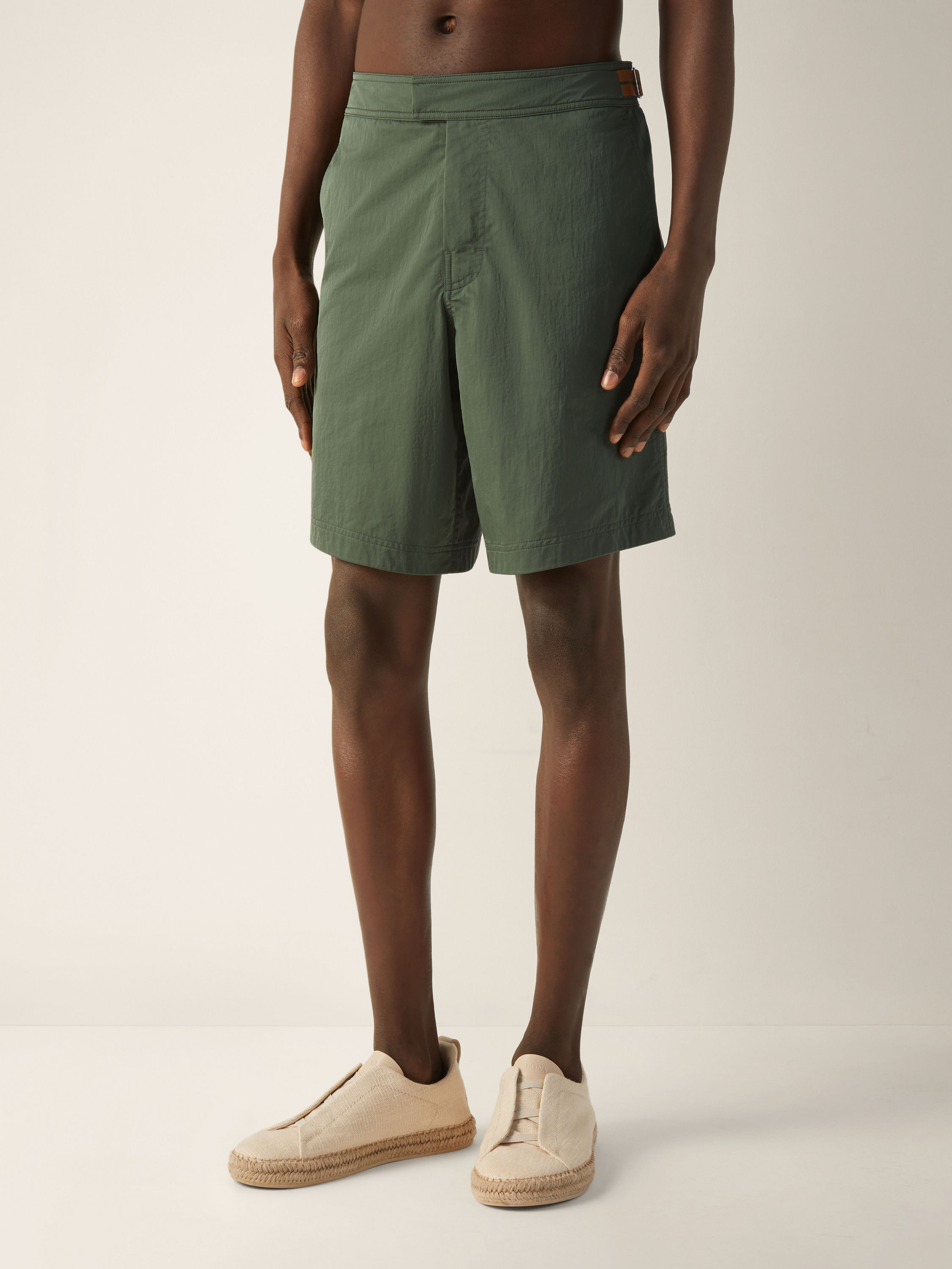 ZEGNA 232 Road Brand Mark Rio Swim Trunks Product detail photo #1
