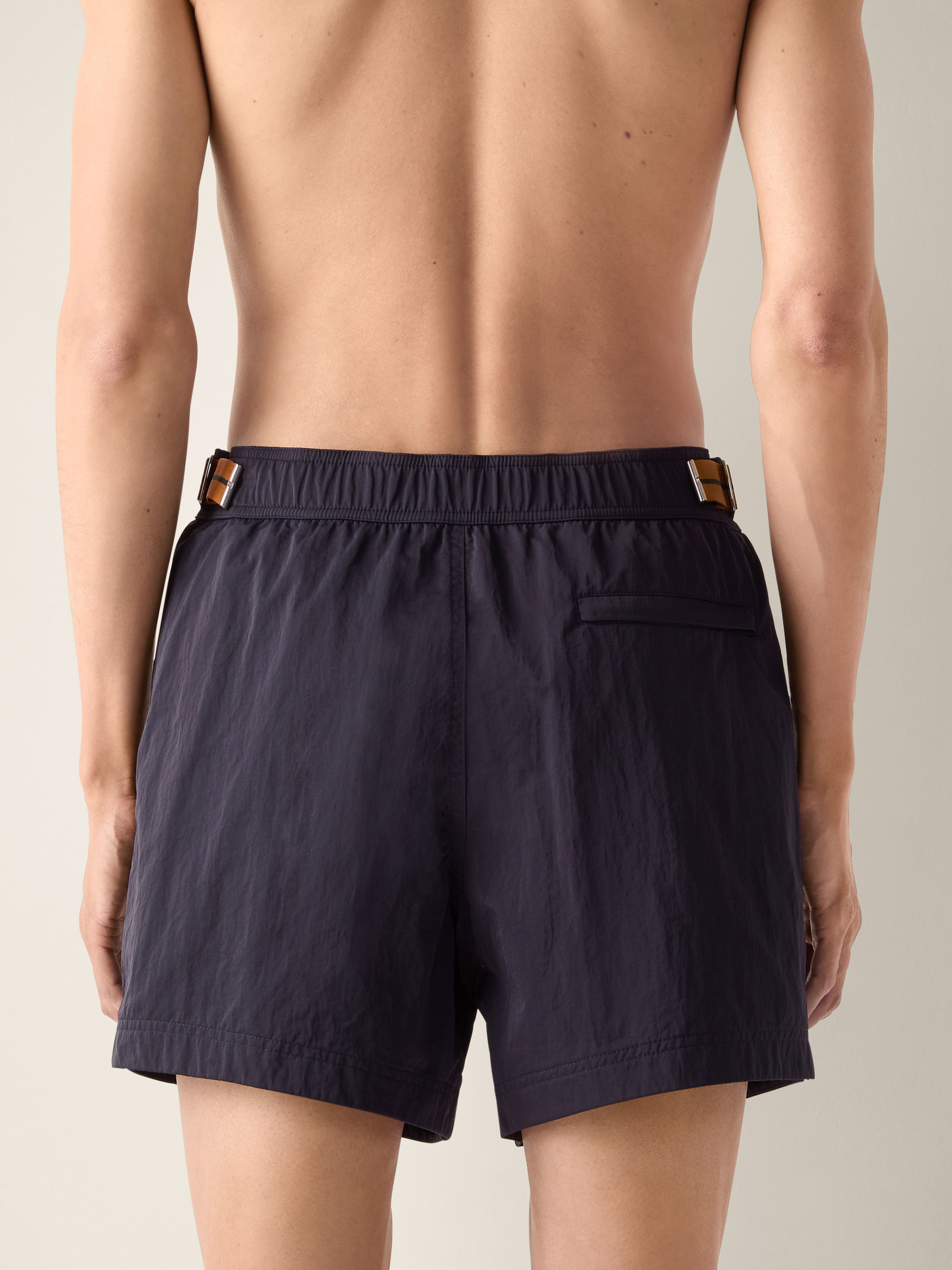 ZEGNA 232 Road Brand Mark Rio Swim Trunks Product detail photo #2