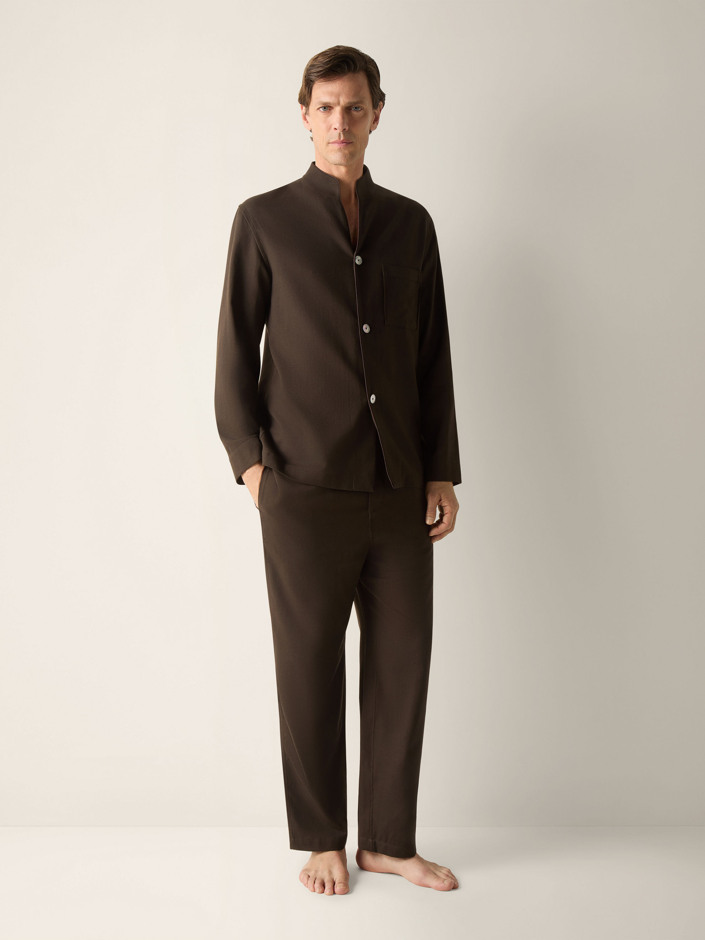 Dark Brown Cashco Pajamas Product detail photo #1