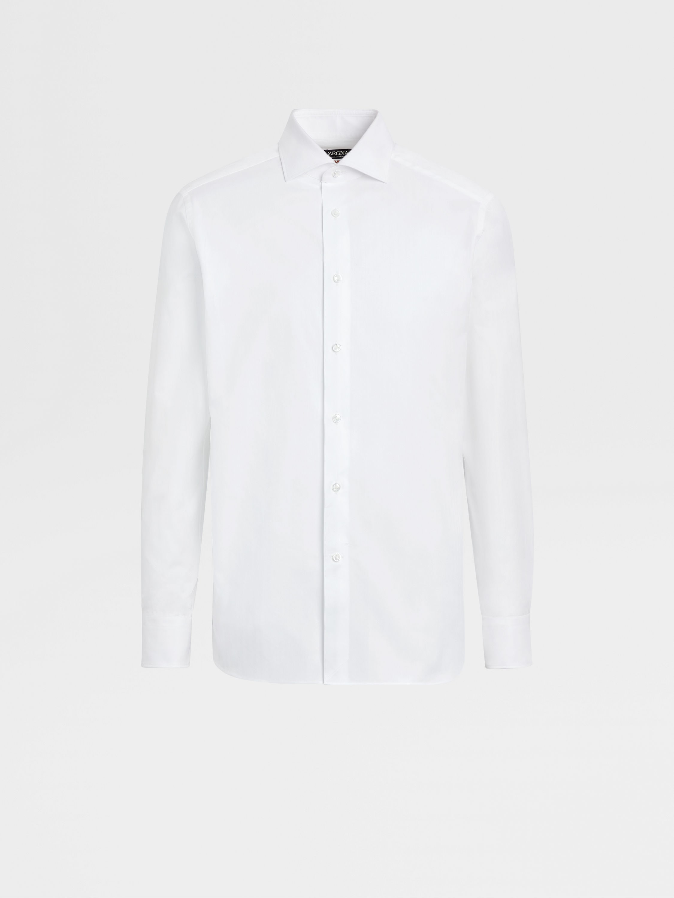 White Sea Island Cotton Long-sleeve Tailoring Shirt