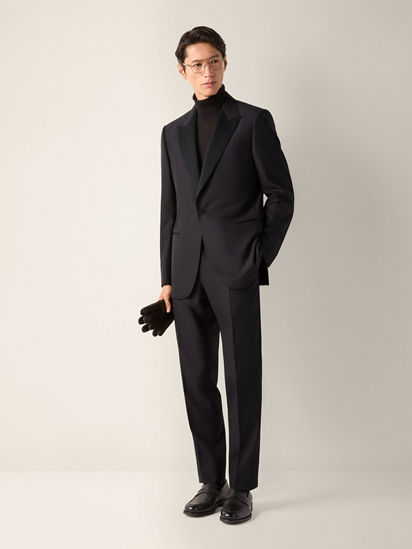 Black Trofeo 600 Wool and Silk Tuxedo SS26 22792808 | Zegna MO