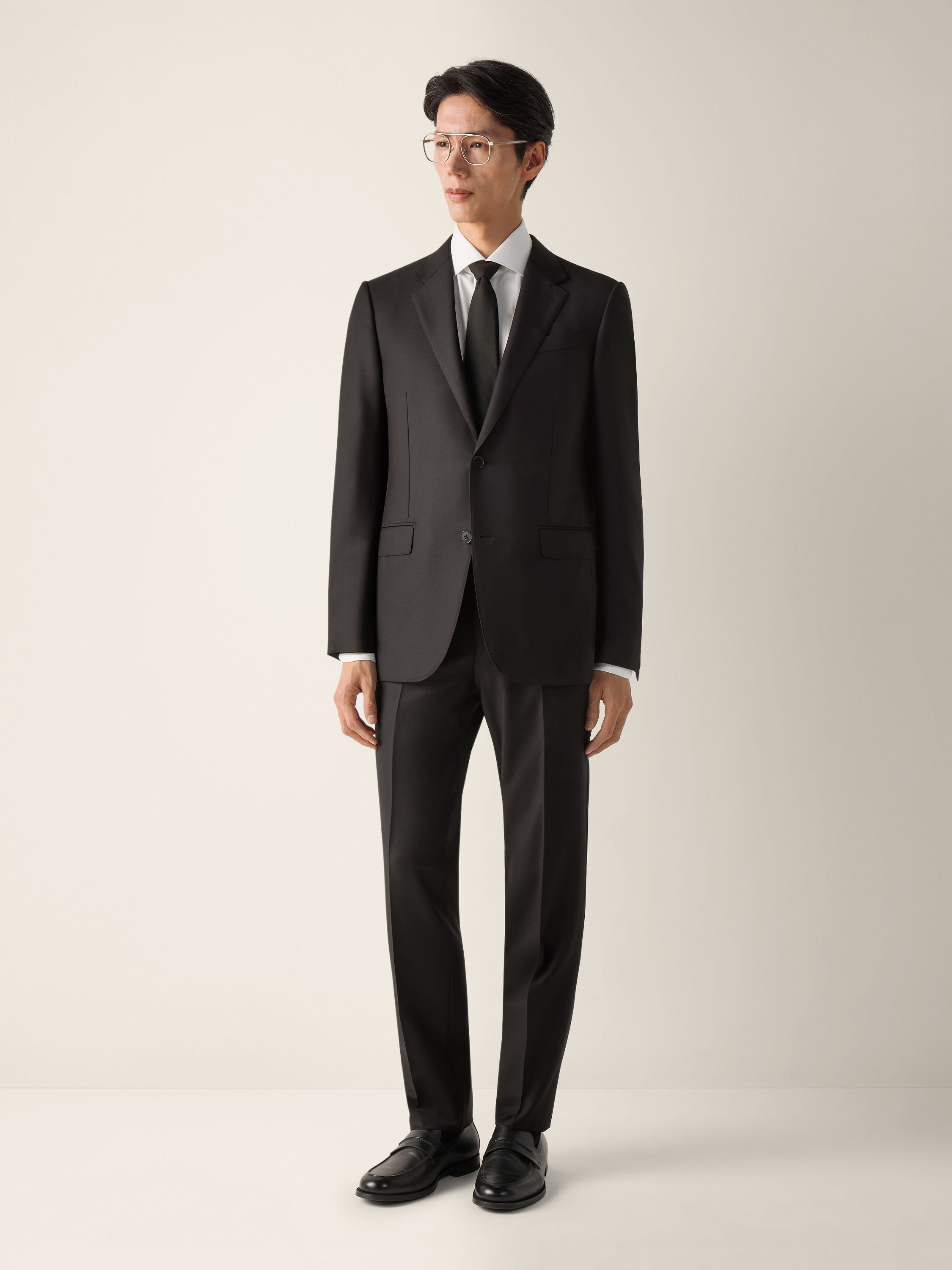 Black Trofeo Wool Suit Main product photo