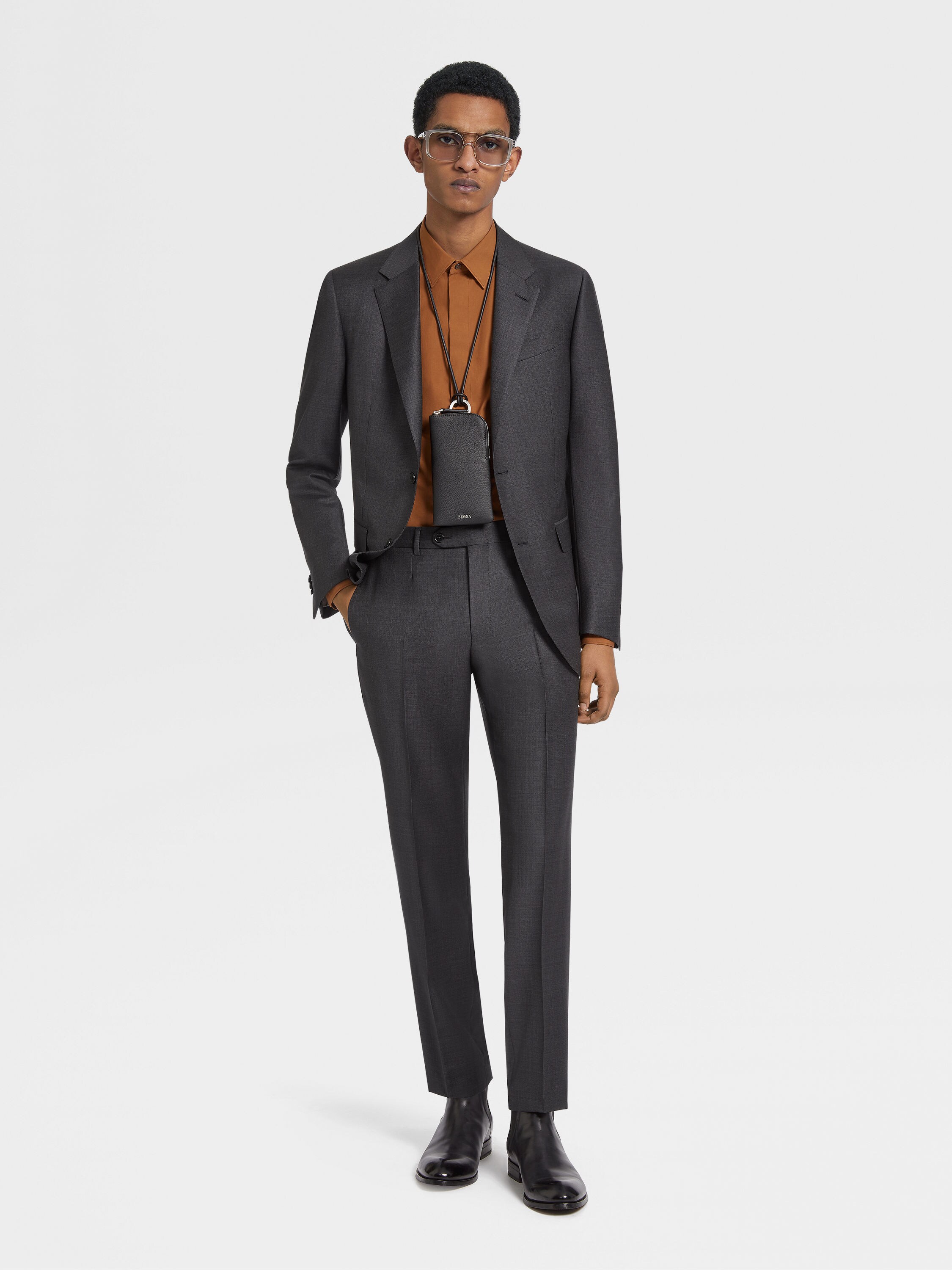 Dark Grey Trofeo™ Wool Suit Main product photo