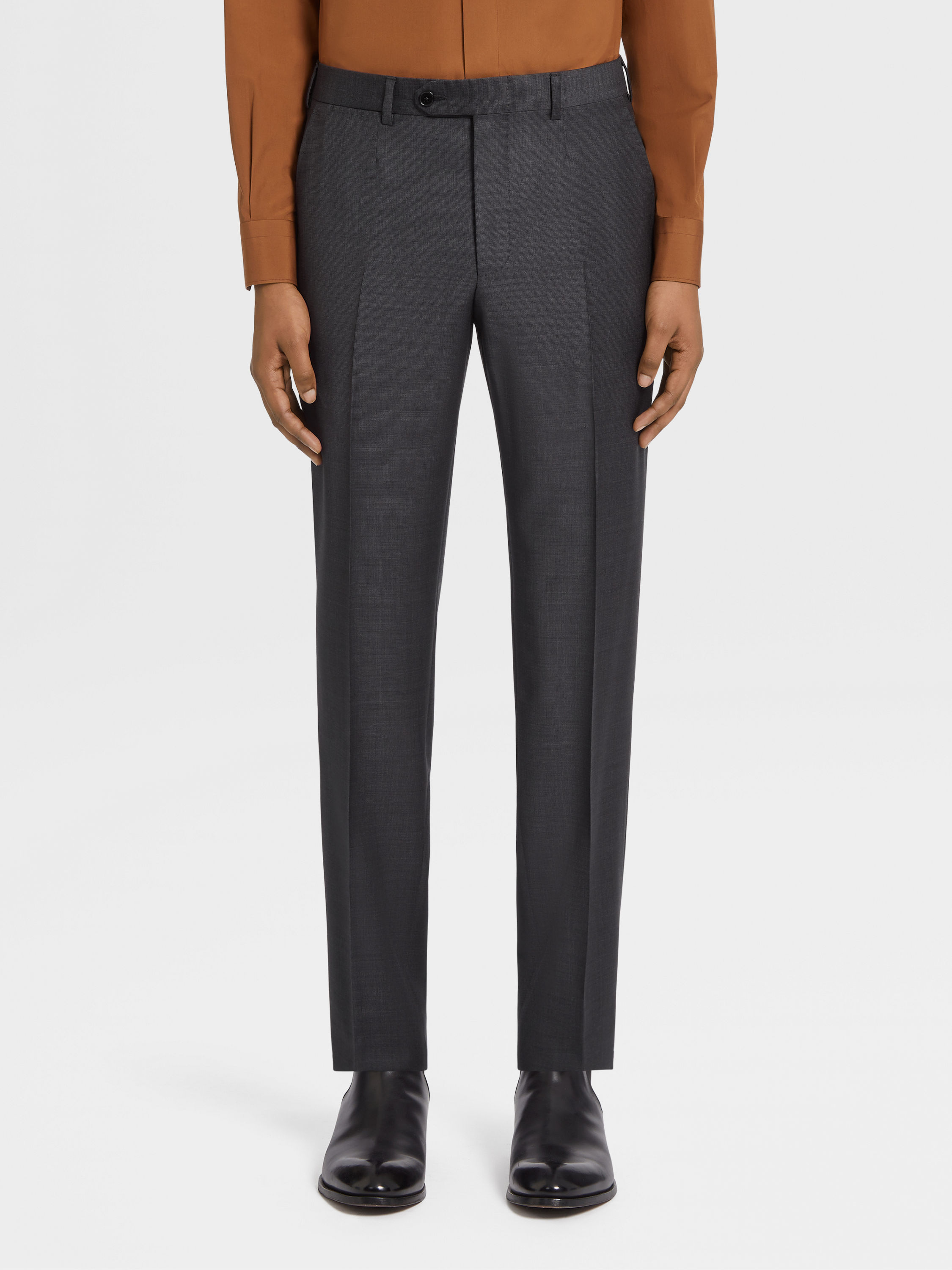 Dark Grey Trofeo Wool Suit Product detail photo #4