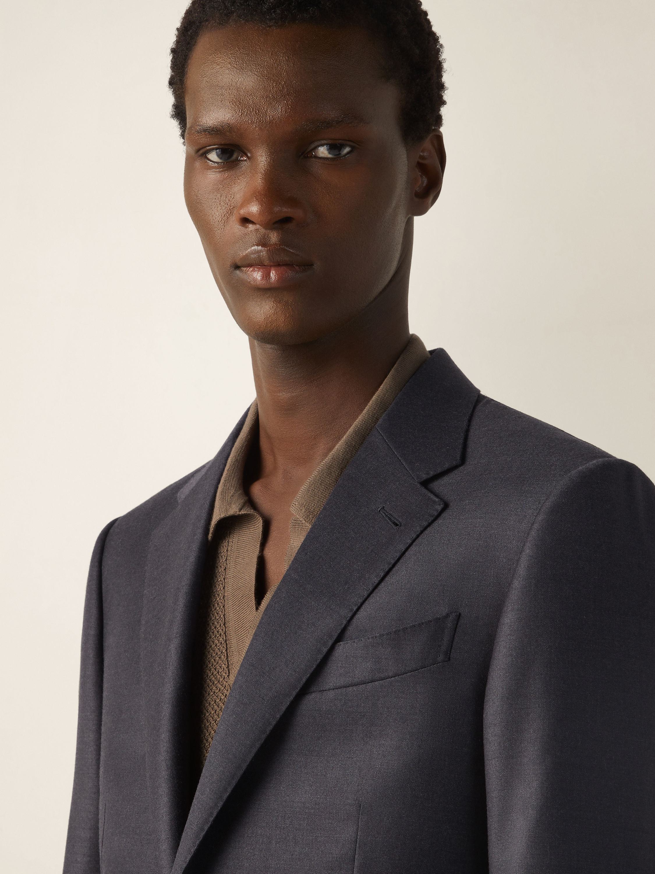 Dark Grey Trofeo Wool Suit Product detail photo #2