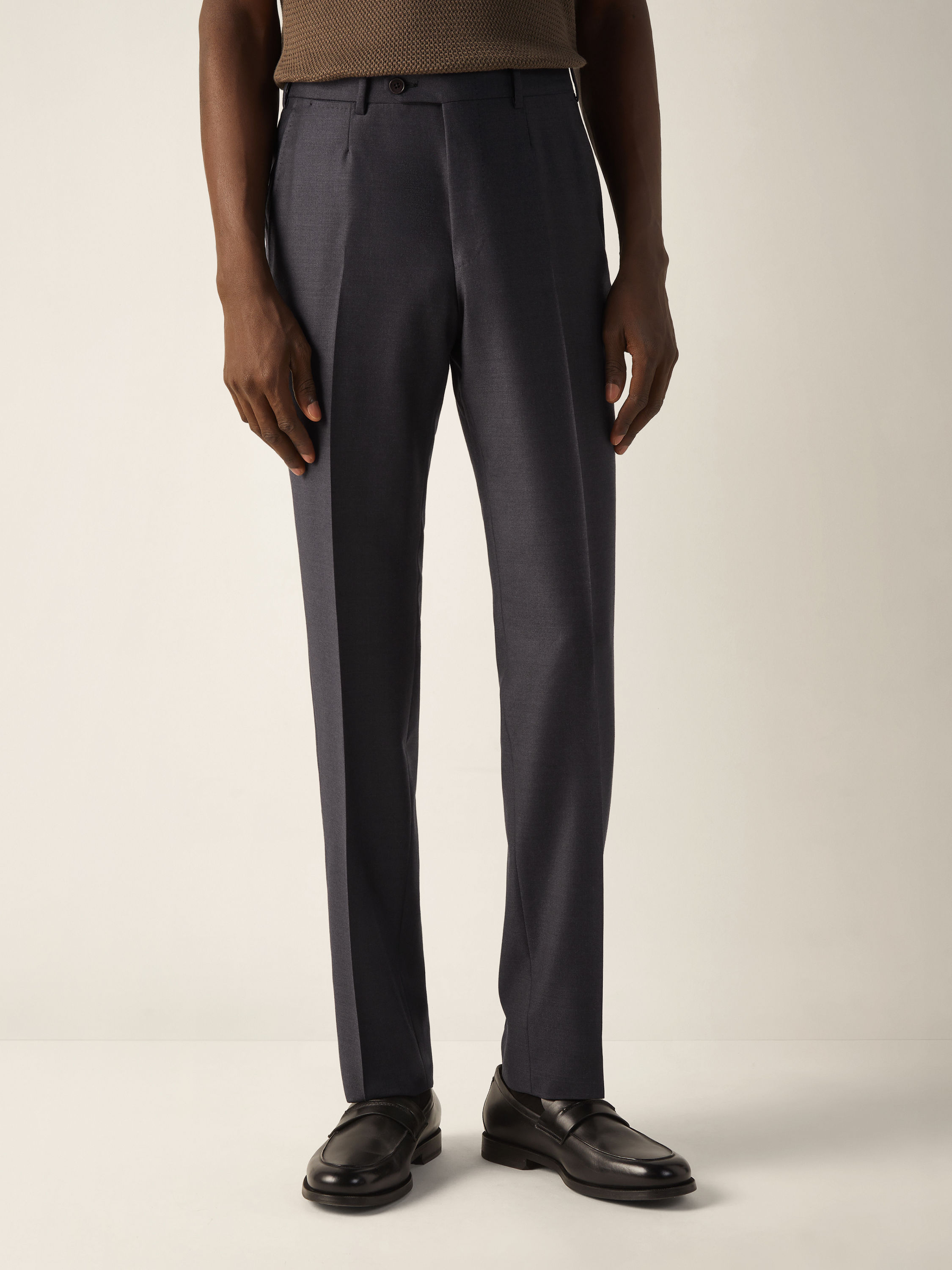 Dark Grey Trofeo Wool Suit Product detail photo #3